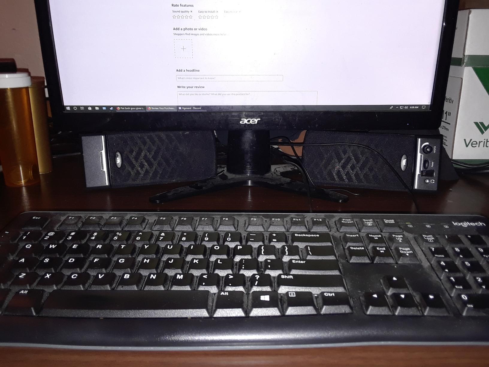 Cyber Acoustics CA-2014 2.0 Computer Speakers, 4W, Stereo Sound customer photo 2