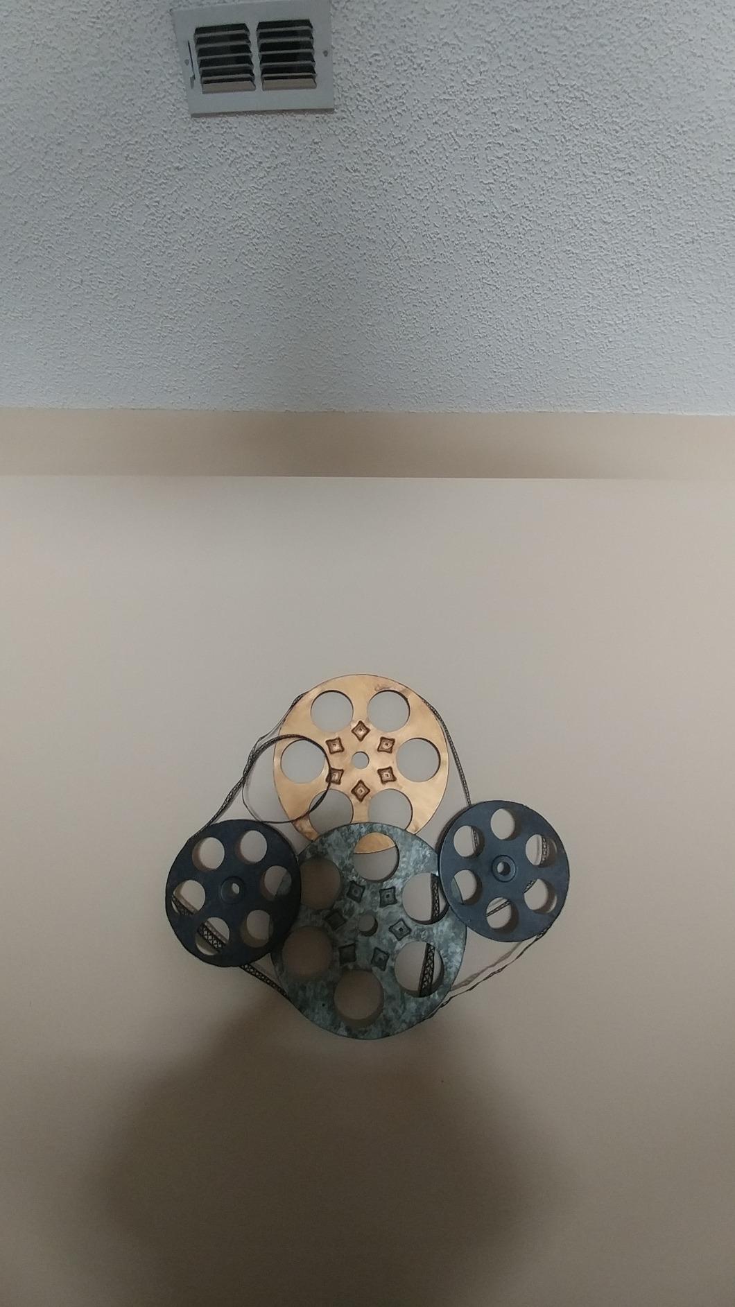 Deco 79 Metal Film Home Wall Decor Vintage Movie Reel Wall Sculpture, Wall Art 25
