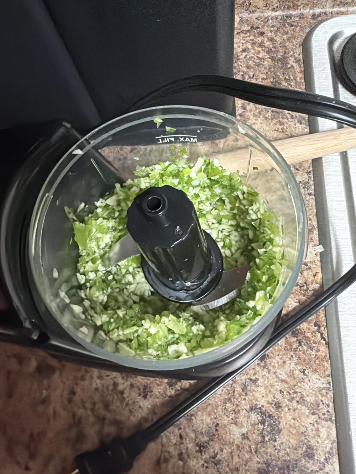 Proctor Silex Durable Electric Vegetable Chopper & Mini Food Processor for Chopping, Puree & Emulsify, 1.5 Cup, Black customer photo 2