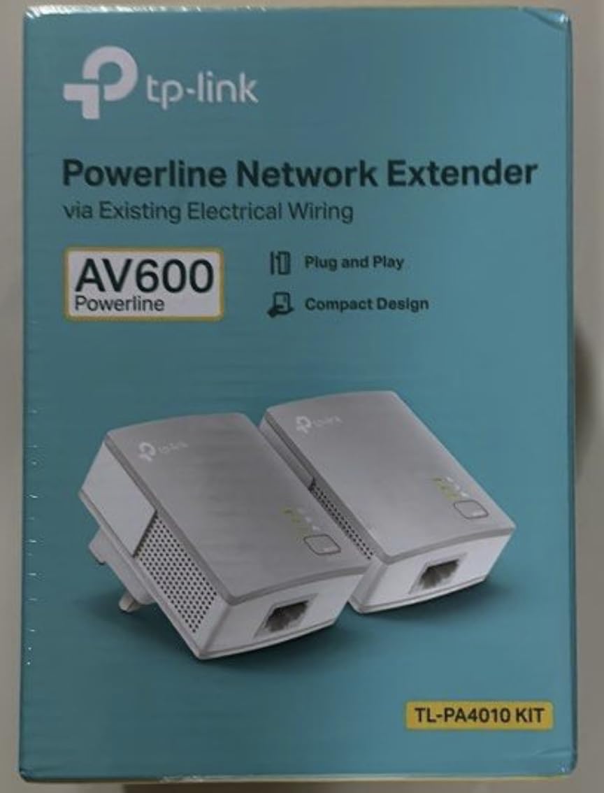 TP-Link AV600 Powerline Ethernet Adapter Kit (TL-PA4010 KIT) - Gigabit Port, Plug Pair & Play, Power Saving, Nano Sized customer photo 1