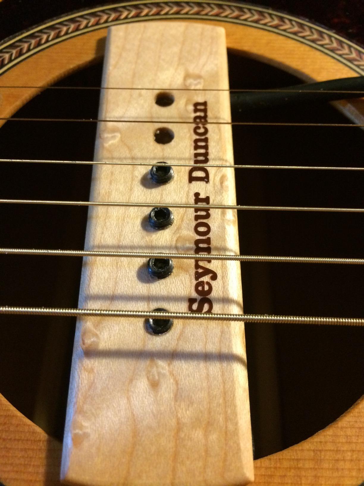 Seymour Duncan SA-3HC Woody HC Acoustic Soundhole Pickup - Walnut Hum-Canceling customer photo 1