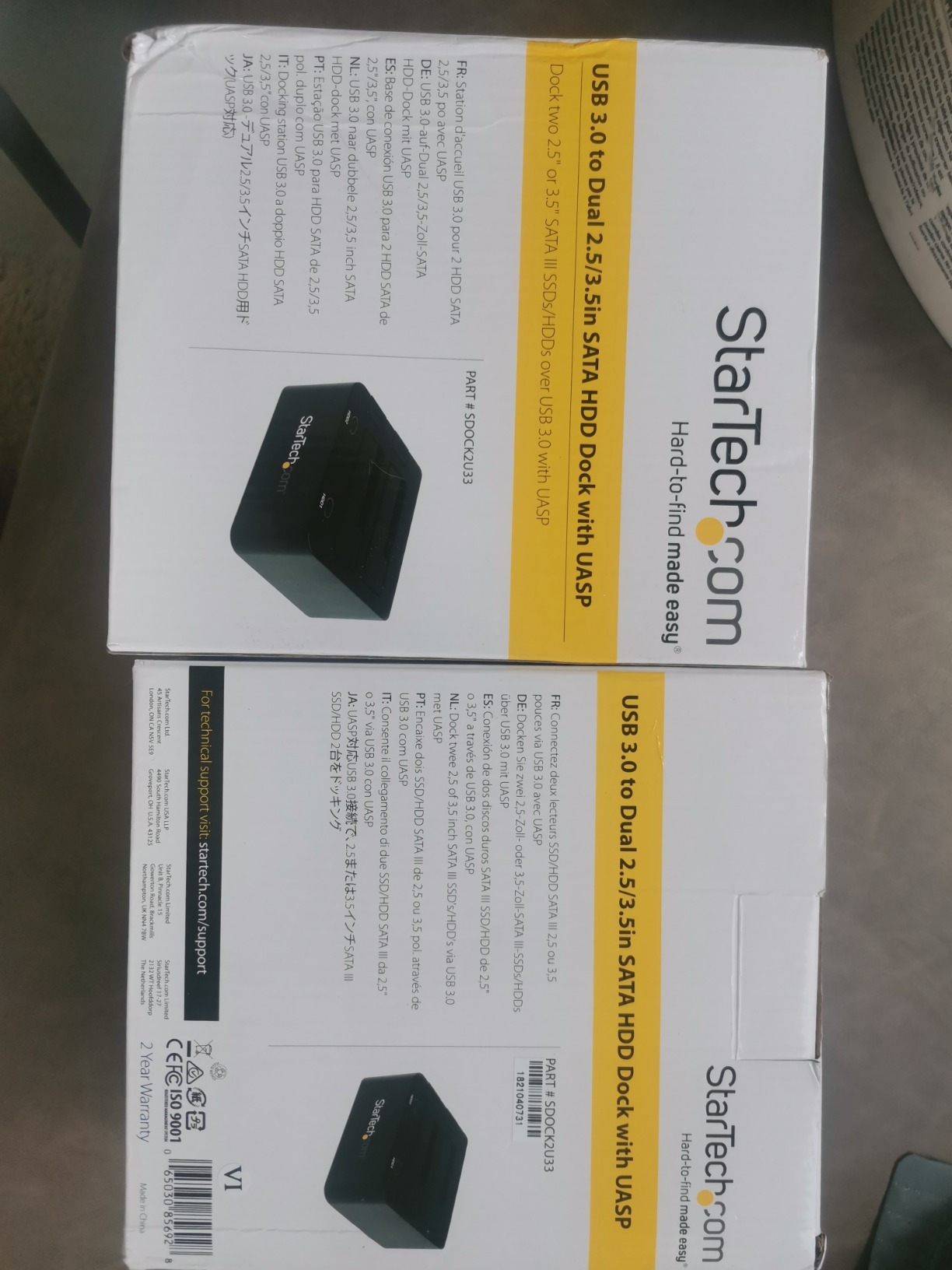 StarTech.com Dual-Bay USB 3.0 To SATA Hard Drive Docking Station, External 2.5/3.5