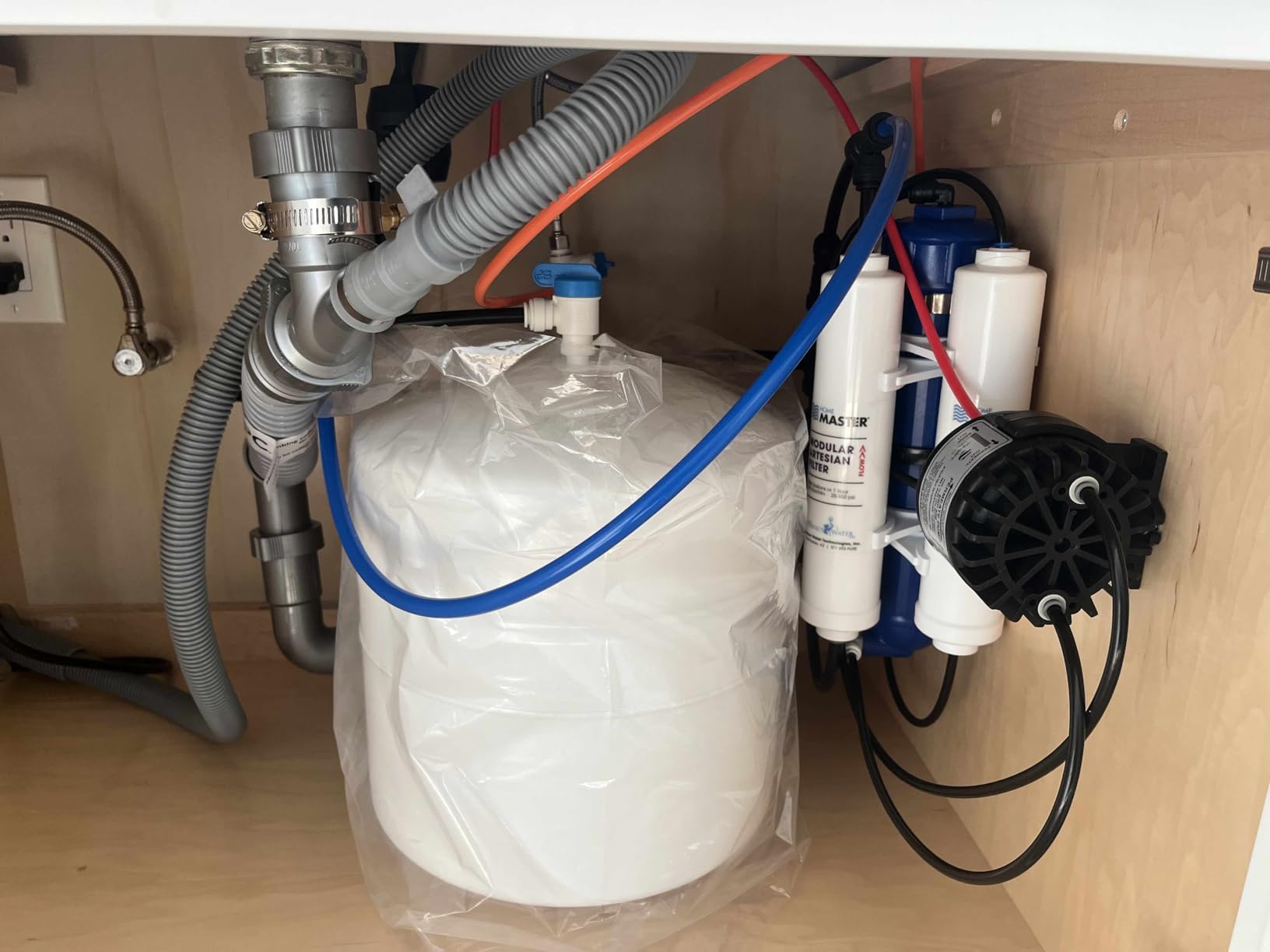 Home Master TMAFC-ERP Artesian Full Contact Reverse Osmosis System, 7-Stages, Patented 2-Pass Alkaline Remineralization, Fast 4.5s Fill Rate, 1:1 Waste Ratio, 5-Yr Limited Parts customer photo 2
