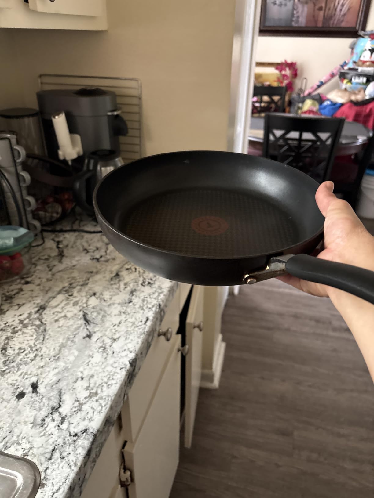 T-Fal Ultimate Hard Anodized Nonstick Pots and Pans Set 17 Piece, Nonstick Cookware Set with Fry Pan, Saucepans, Saute-Pan, Griddle, Dishwasher Safe, Onyx customer photo 2