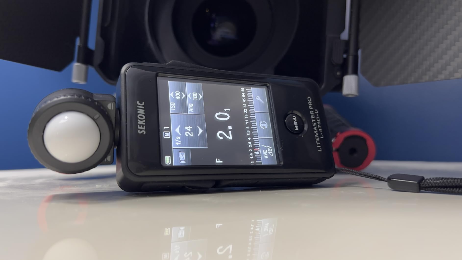 Sekonic LiteMaster Pro L-478D-U Light Meter, Touchscreen Incident & Reflected Meter with Flash Analyzing customer photo 2