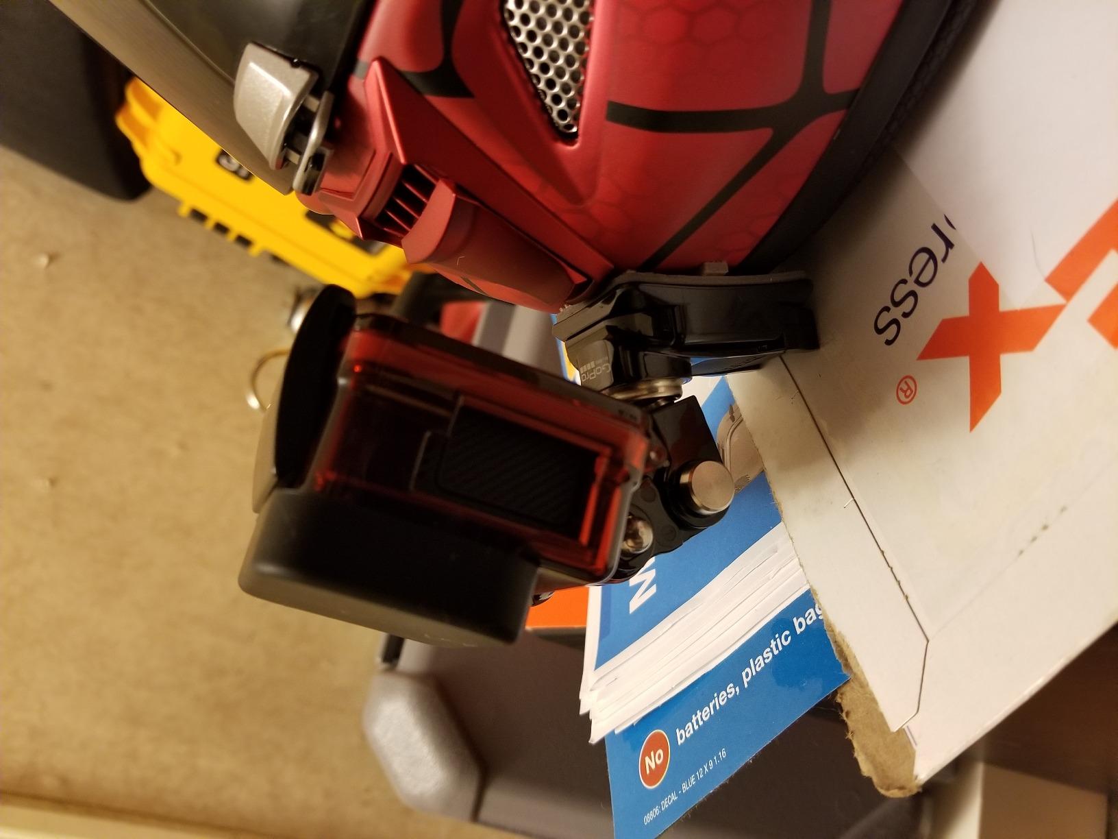 Helmet Front + Side Mount (GoPro OFFICIAL MOUNT) customer photo 2