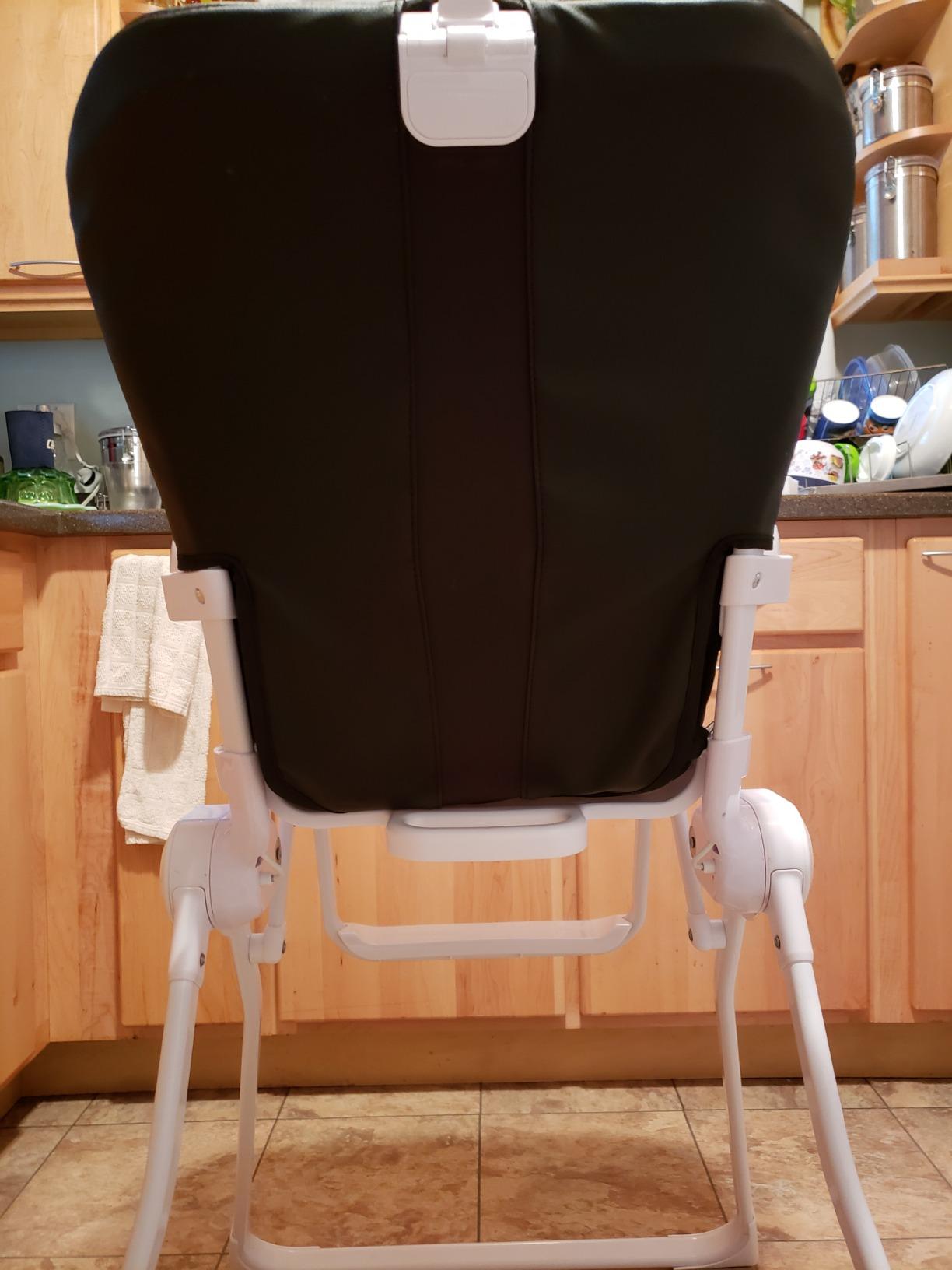 Joovy Nook High Chair Featuring Four-Position Adjustable Swing Open Tray, and Removable, Dishwasher-Safe Tray Insert for Easy Cleaning - Folds Down Flat for Easy Storage (Charcoal) customer photo 1