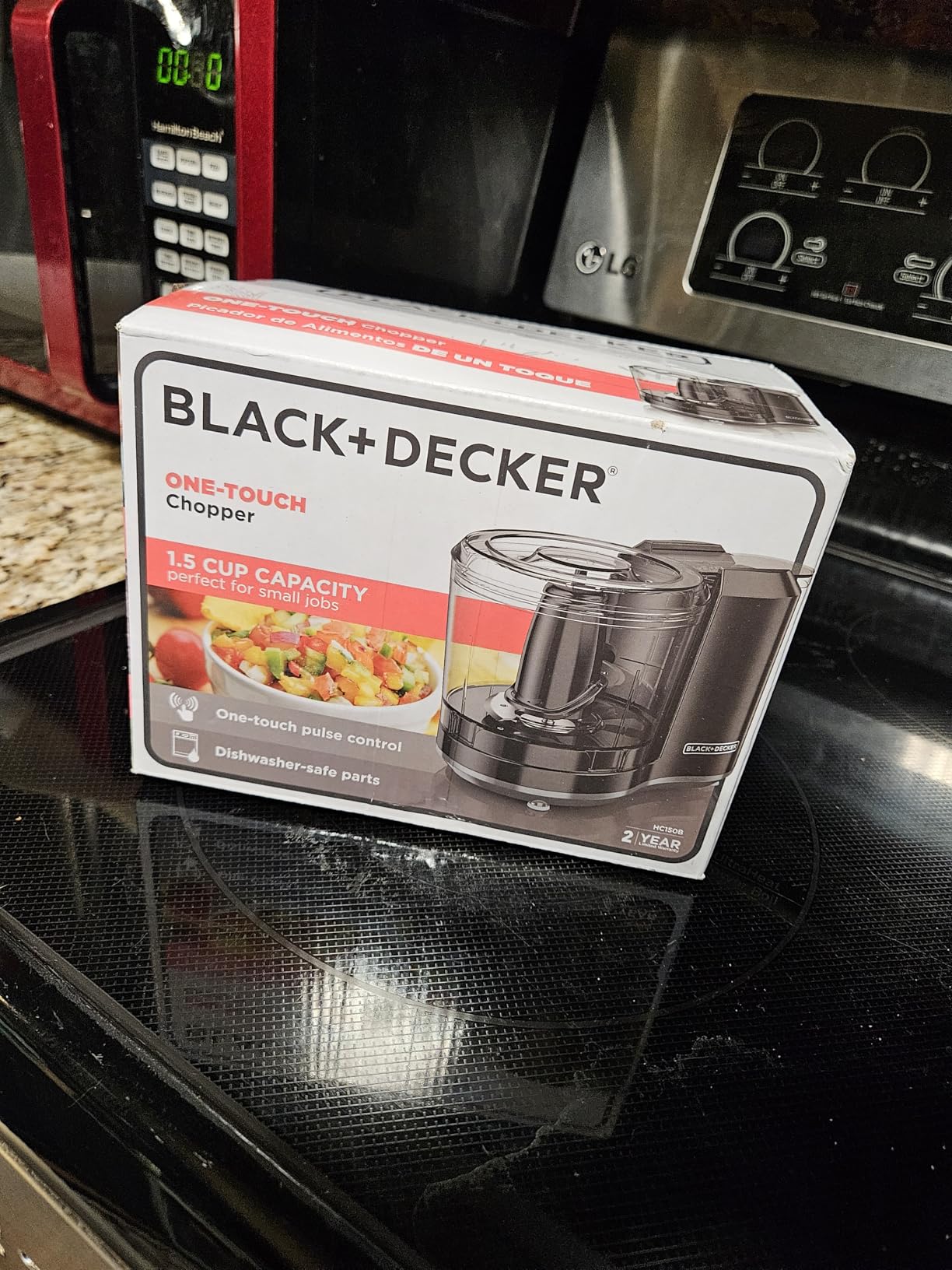 BLACK+DECKER, Improved Assembly, HC300B FreshPrep 3-Cup Electric Food Chopper customer photo 2