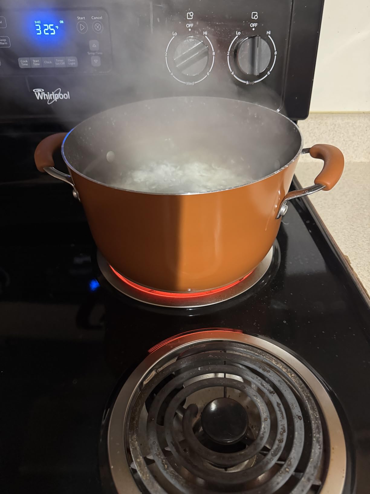 Rachael Ray Cucina Nonstick Cookware, Sea Salt Gray Pots and Pans Set, 12-Piece customer photo 1