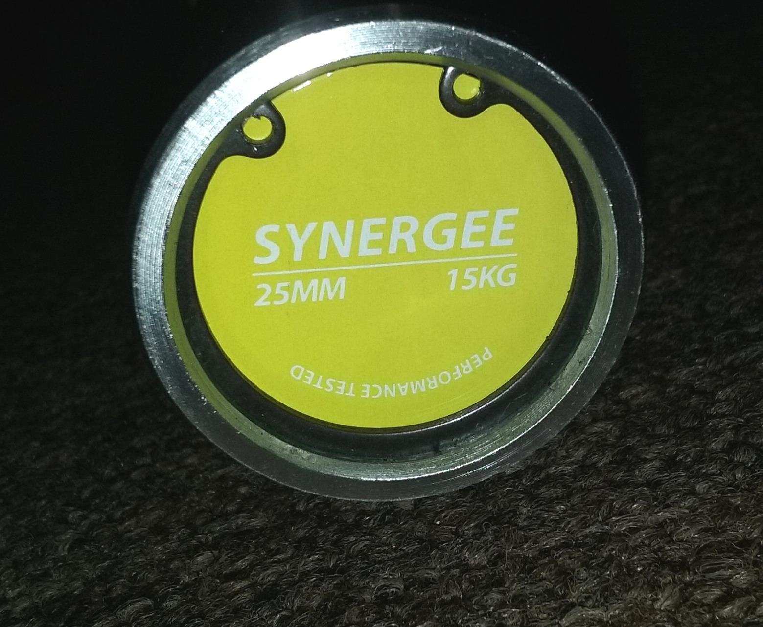 Synergee Regional Olympic 20kg Men's and 15kg Women's Hard Chrome & Black Phosphate Barbells customer photo 1