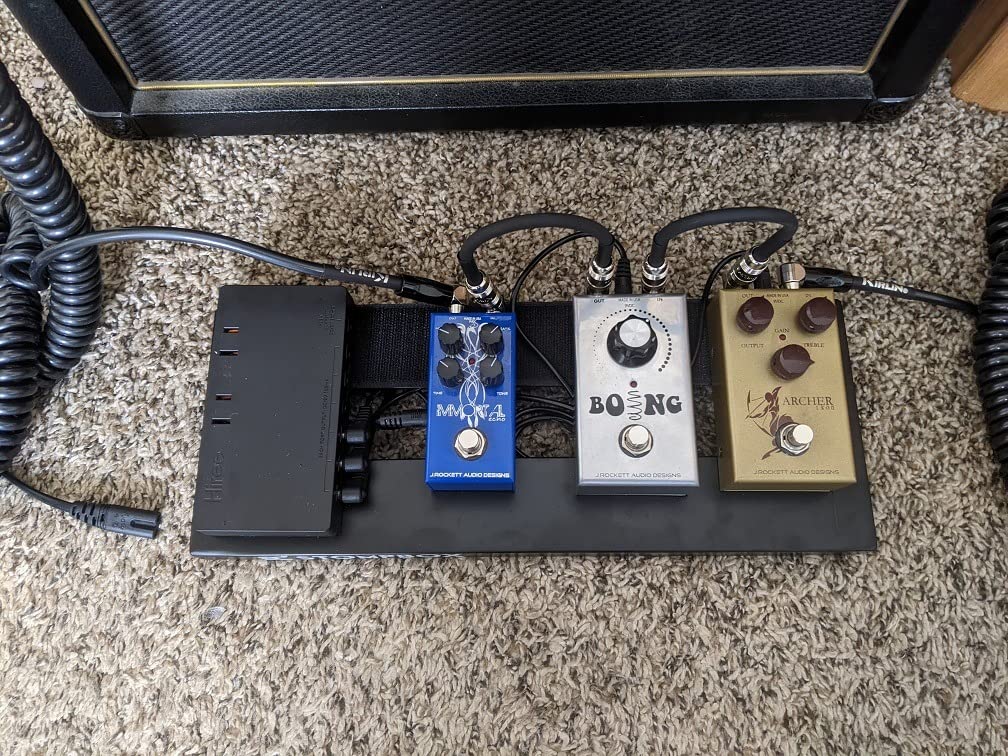 EX Guitar Pedal Board Aluminum Alloy 0.7lb Super light Effect Pedalboard 14''x5.5'' customer photo 1
