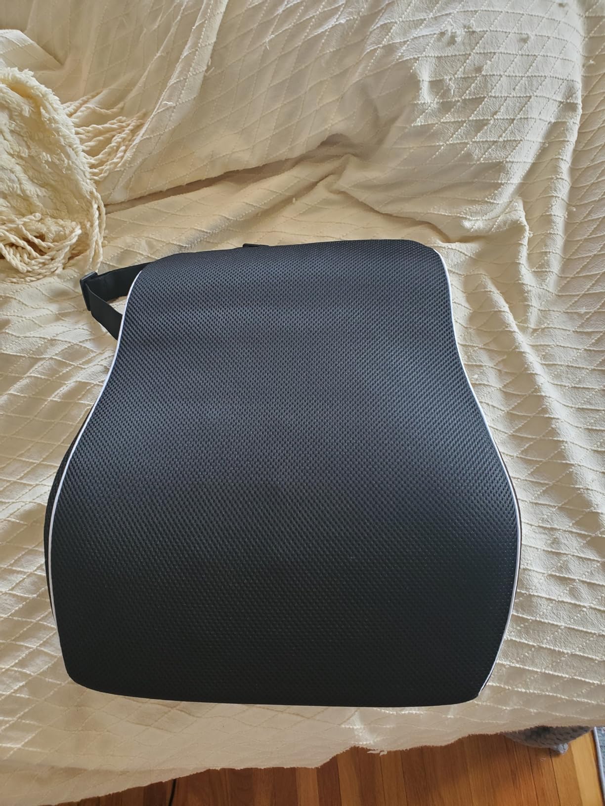 Lumbar Support Pillow for Office Chair, Office Home Essentials, Back Support Pillow for Car, Chair Cushions, Back Pain Relief Improve Posture, Mesh Cover Double Adjustable Straps customer photo 2