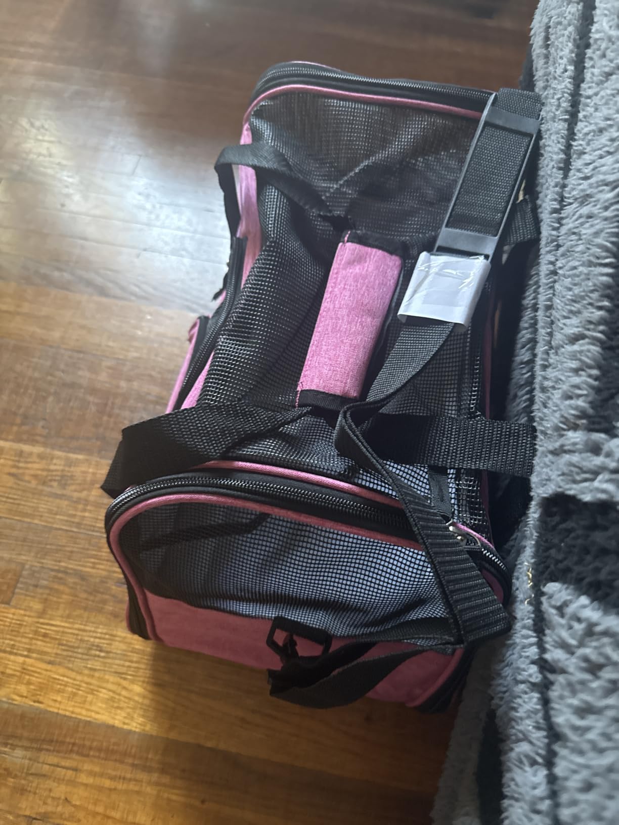 PetAmi Airline Approved Pet Carrier for Cats & Small Dogs, Soft Sided TSA Travel Carrier Bag with Sherpa Bed, Breathable Mesh Ventilation, Fits Under Seat Up to 18 lbs customer photo 1