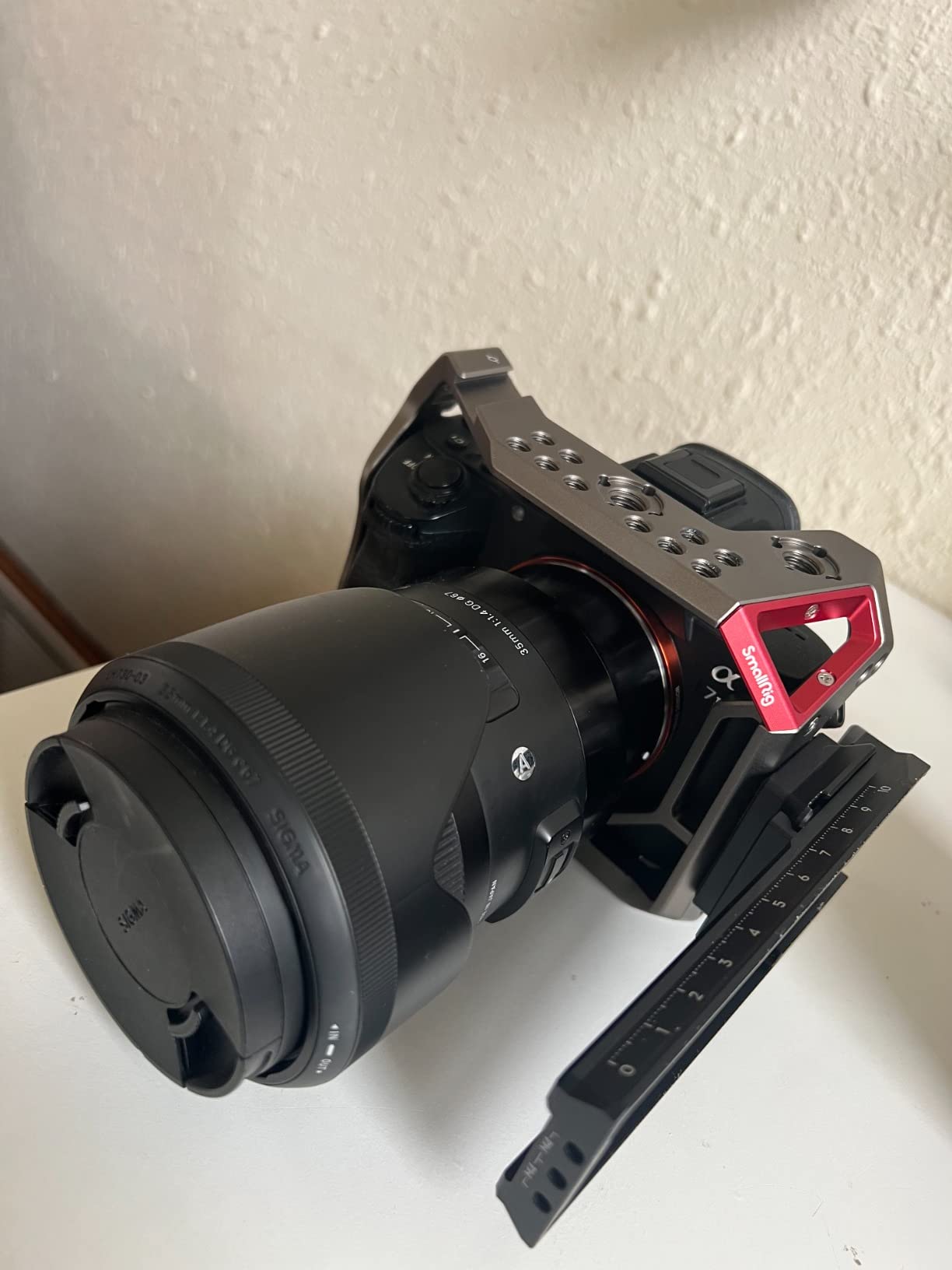 SmallRig A7RIII / A7III / A7M3 Camera Cage for Sony A7RIII / A7III / A7M3 Camera, w/Shoe Mount, Built-in NATO Rail, Accessible for Sony XLR-K2M/K1M, Black - 2087 customer photo 1