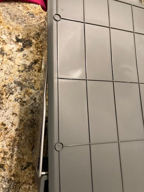 KitchenAid Large Capacity Full Size Rust Resistant Dish Rack with Angled Drain Board and Removable Flatware Caddy, Light Grey customer photo 2