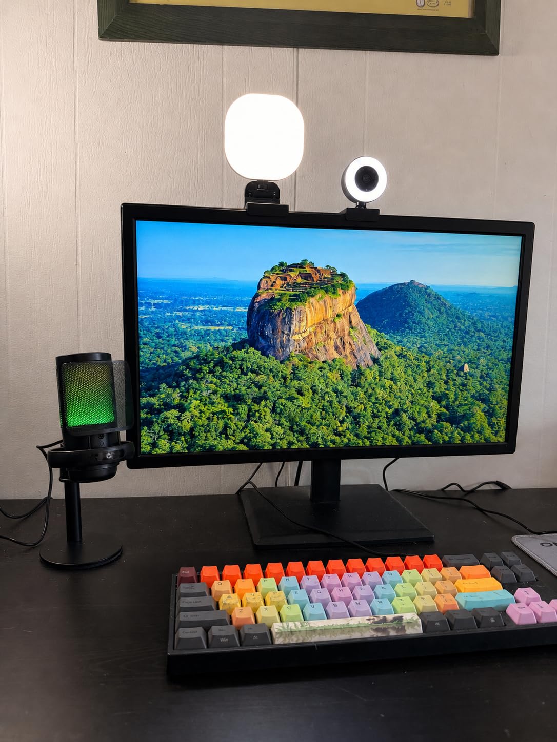 Webcam Streaming Kit with USB RGB Microphone & LED Light - 1080P 30FPS Streaming Camera Bundle for Twitch, YouTube, Podcasting, WFH - PC & Mac Compatible (Not for PS5 Alone) customer photo 2