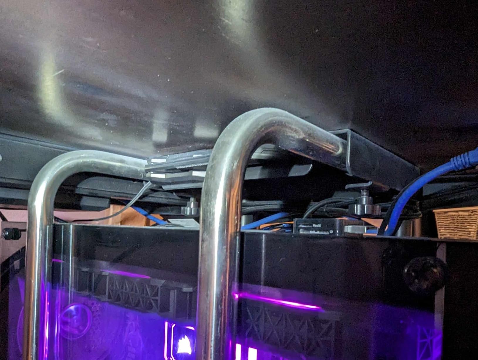 VIVO Heavy Duty Adjustable Under-Desk PC Mount, Computer CPU Holder, Supports up to 66 lbs, MOUNT-PC04A customer photo 2