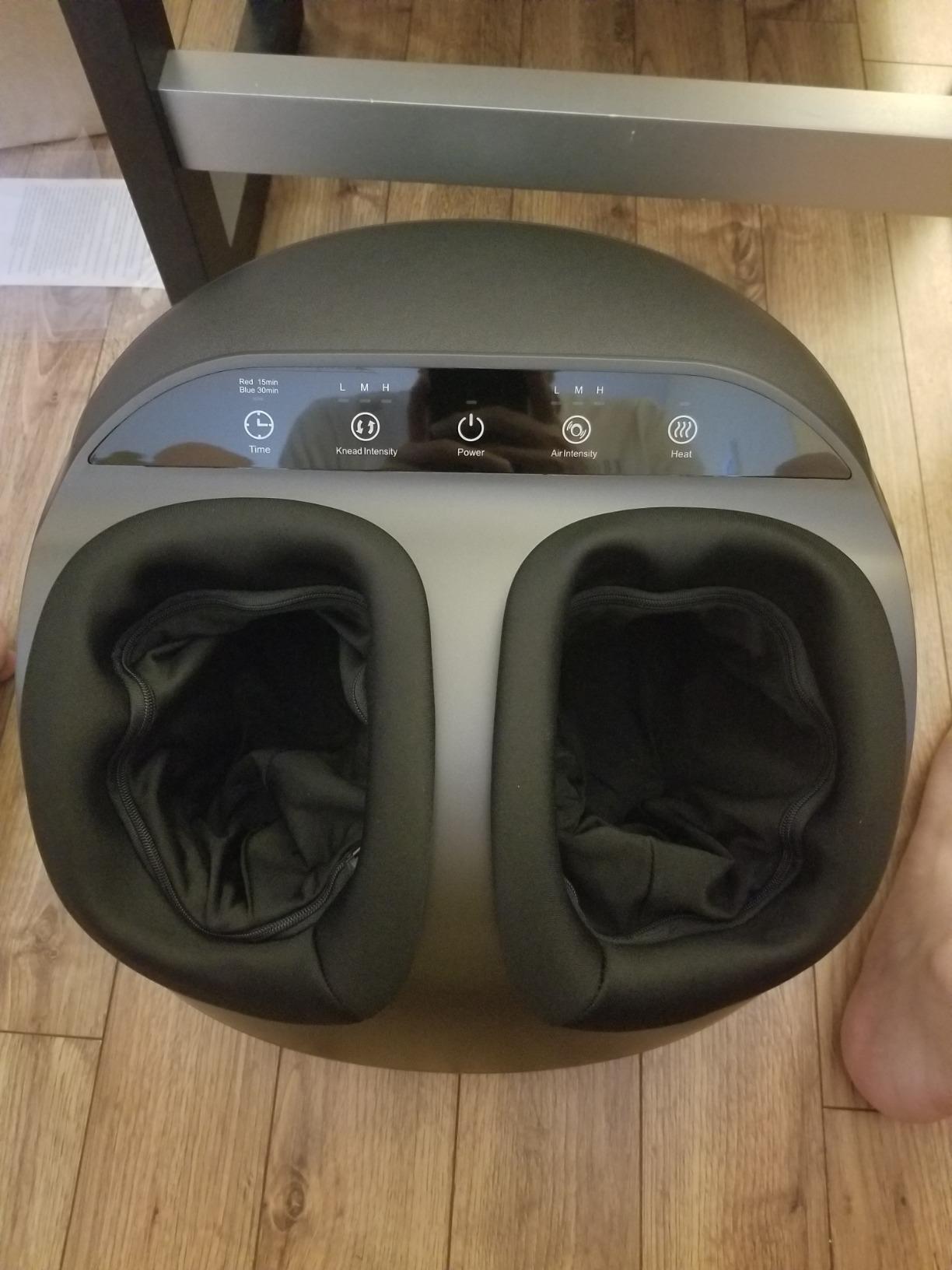 RENPHO Full Foot Massager Machine, 2026 Upgraded Shiatsu Foot Massager with Heat, FSA Eligible HSA Store Eligible, Plantar Fasciitis Massager, Birthday Gifts for Women Mom Men Dad, Fits Up to Size 13 customer photo 1