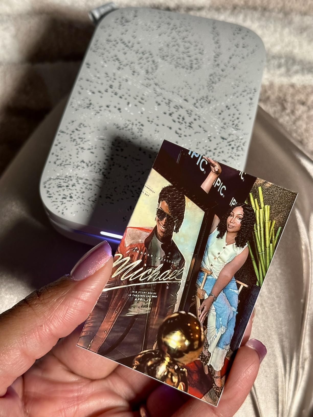 Sprocket Portable Photo Printer (2nd Edition) - Luna Pearl customer photo 2