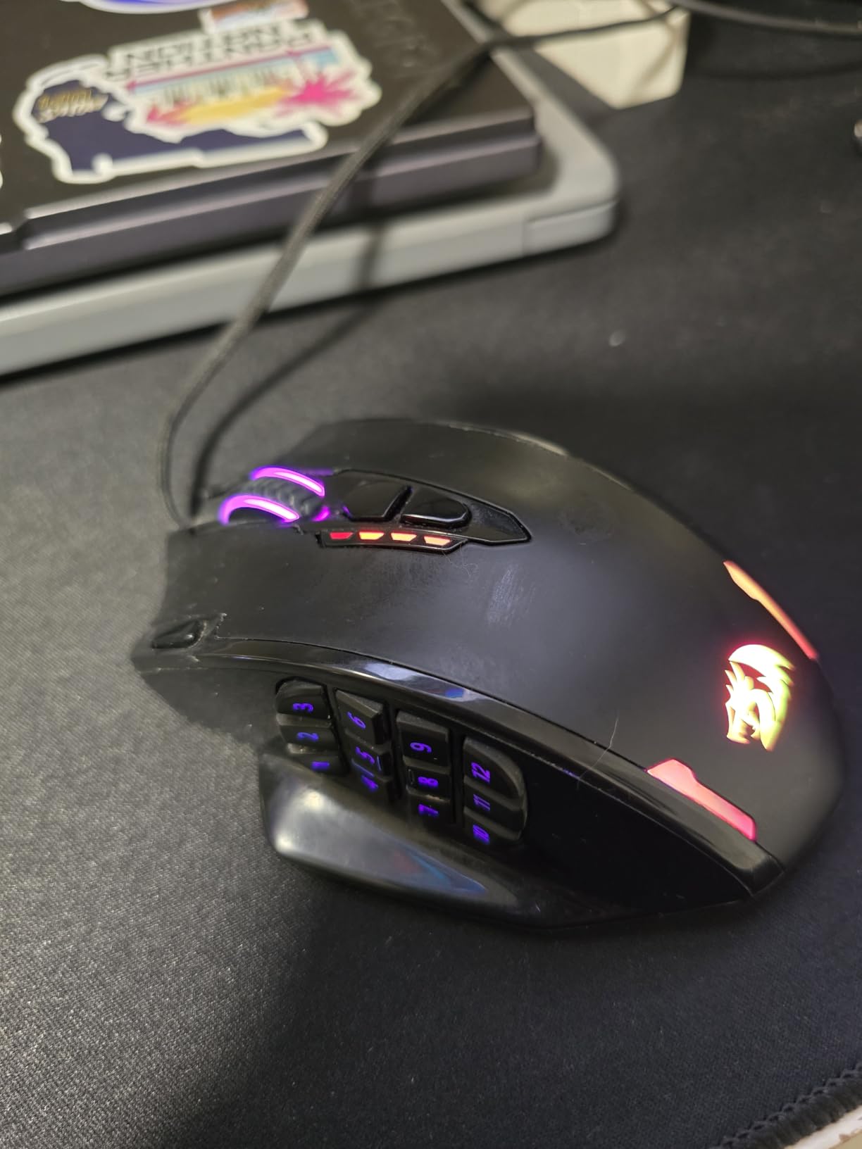 Redragon M908 Impact RGB LED MMO Gaming Mouse customer photo 2