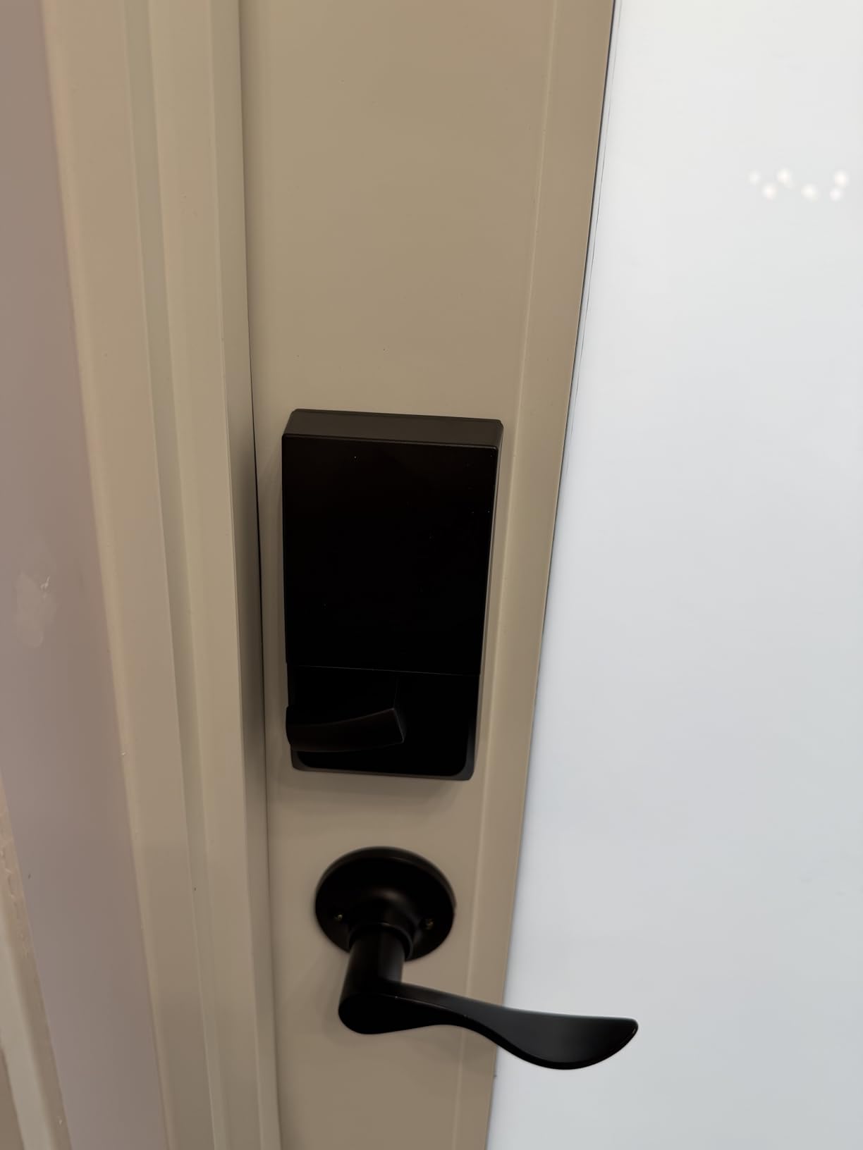 Schlage Encode Smart WiFi Deadbolt Lock with Century Trim, Matte Black | Keyless entry door lock, Touchscreen keypad, App control, Alexa, Google Home, Ring & Airbnb compatible, Certified security customer photo 1