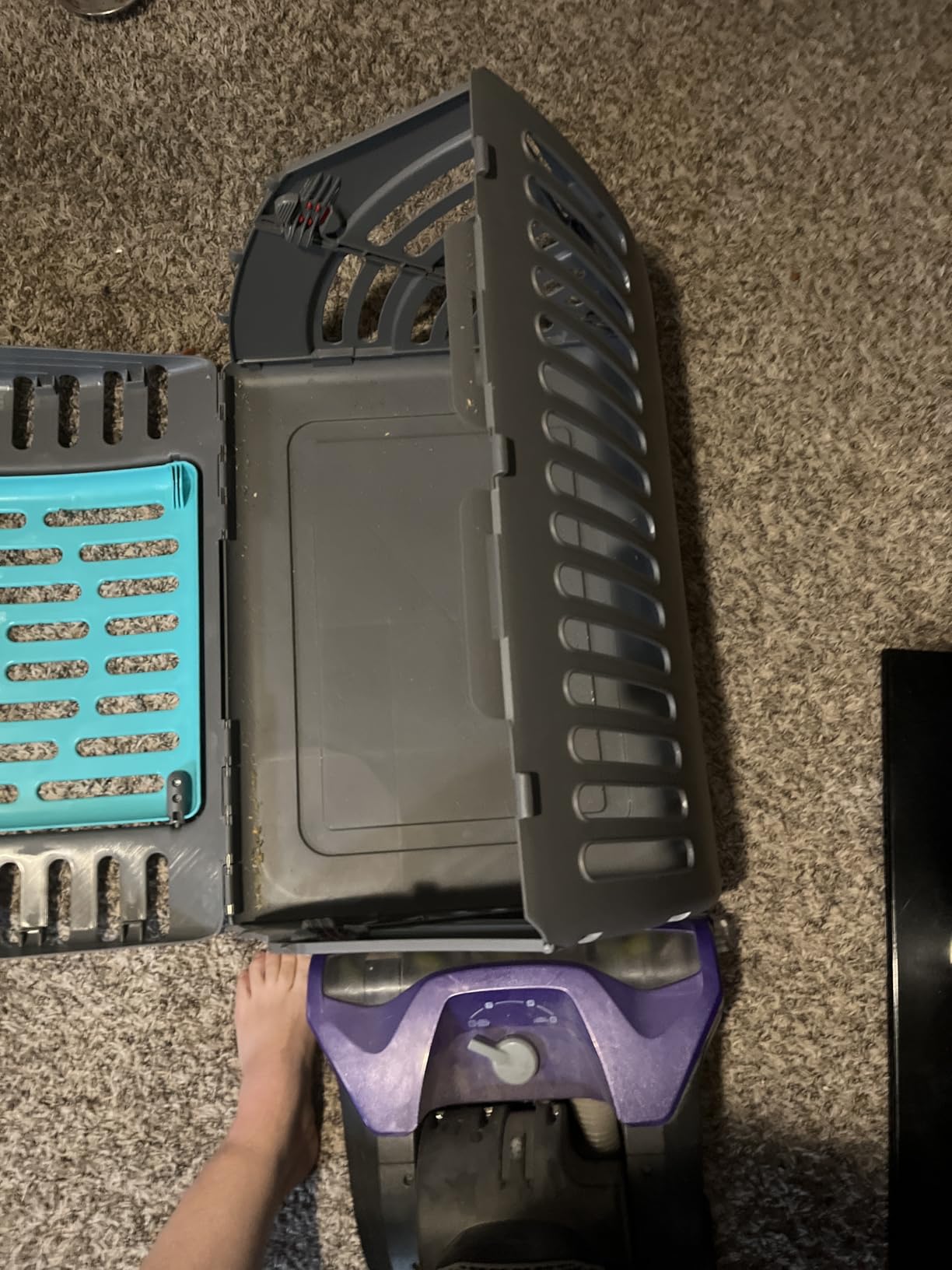 SportPet X-Large Hard-Sided Travel Cat Carrier with Patented Wide Side-Opening Door, Foldable Portable Pet Carrier for Cats & Small Pets up to 35lbs customer photo 2