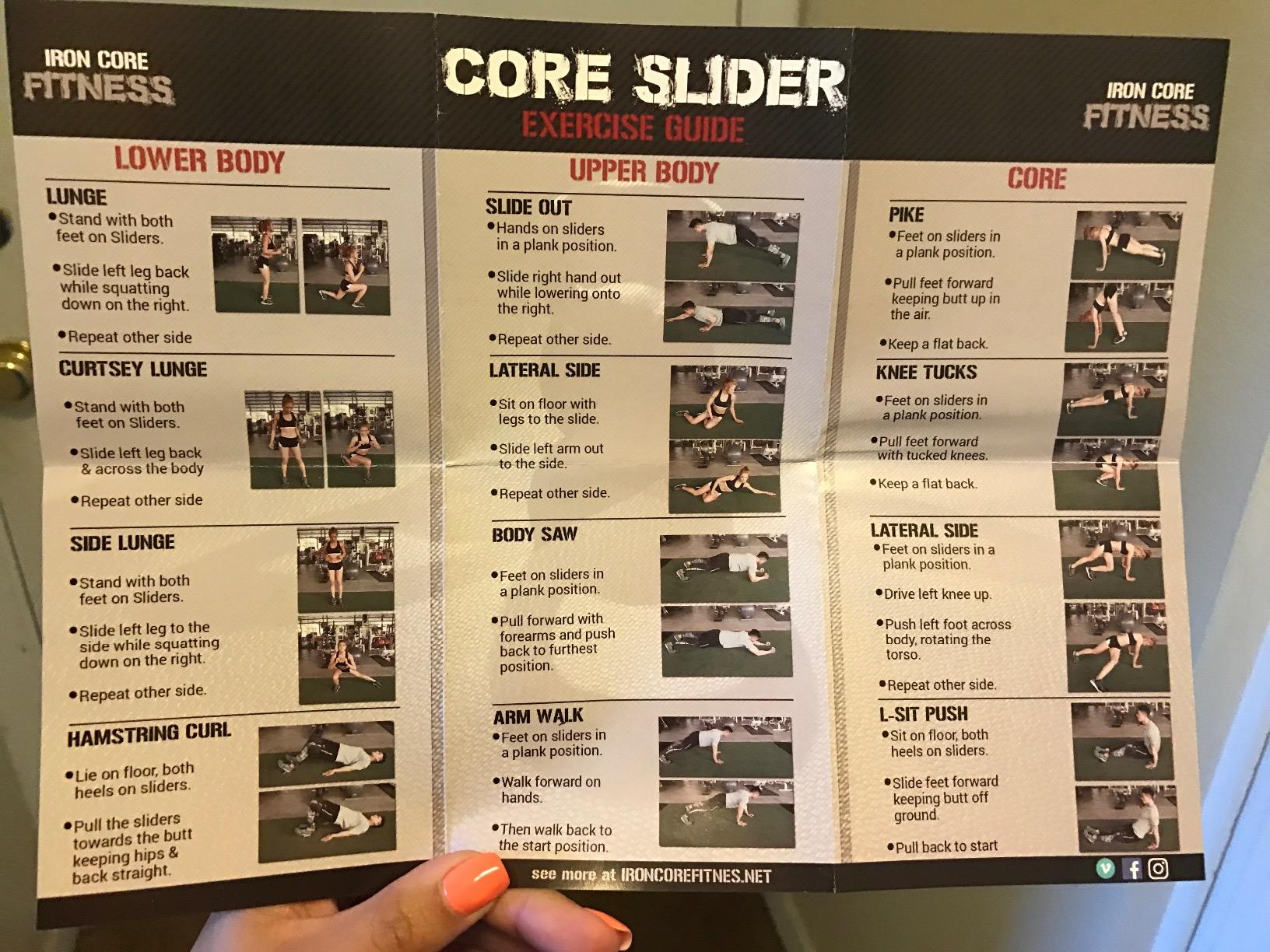 Core Sliders for Working Out, Dual Sided Exercise Gliding Discs for Use on All Surfaces, Ultimate Core Trainer, Light and Portable, Gym & Home Total Body Workout Equipment customer photo 1