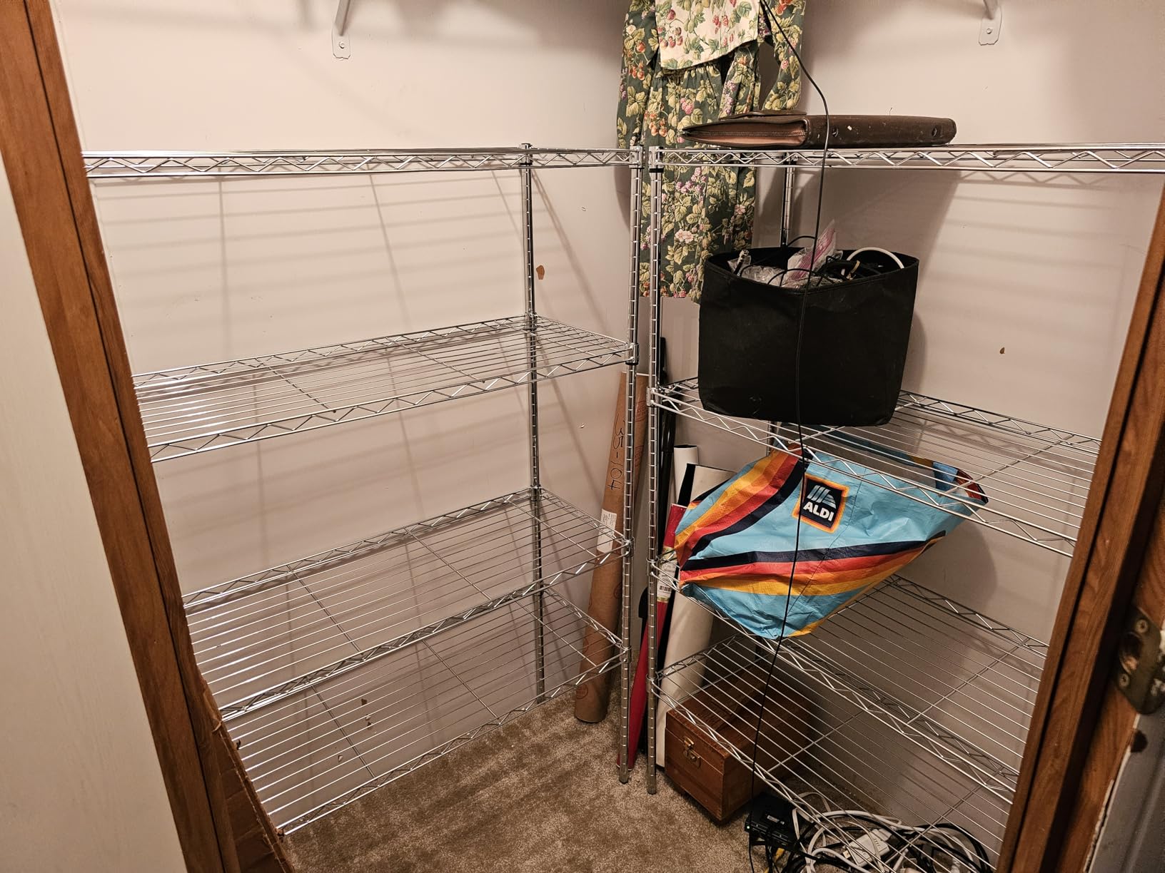 BestOffice 4-Tier Wire Storage Shelves, 36x14x54, Black, with Adjustable Racks, Heavy-Duty Metal Shelf, Holds Up To 1000 lbs, No-Tool Assembly, Ideal for Home & Garage Shelving customer photo 1