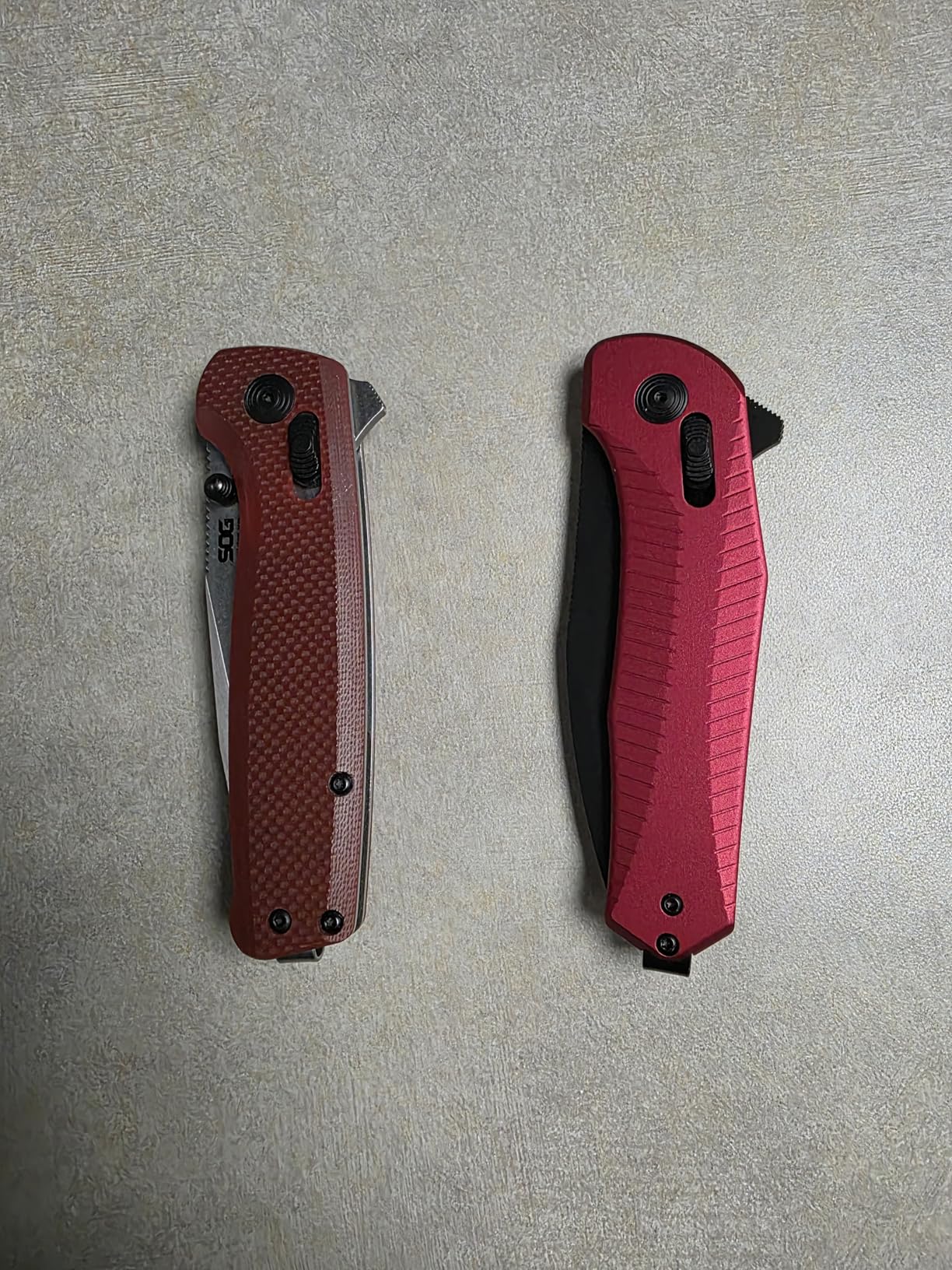 SOG Terminus XR G10 Daily Carry Rugged EDC Ambidextrous Pocket Folding Knives | G10 Handle | Wear-Resistant D2 Steel Blade customer photo 1