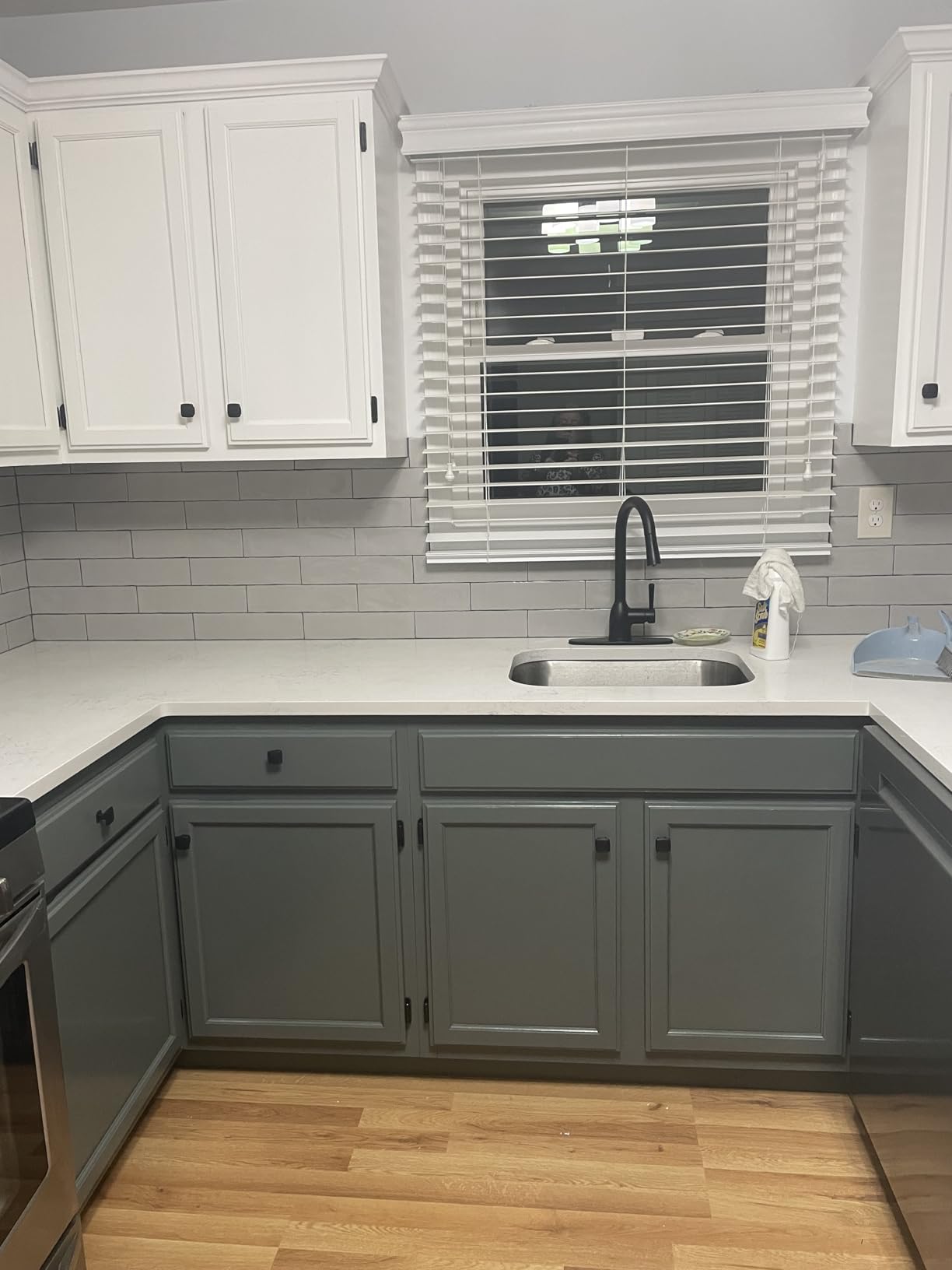 Moen Adler Spot Resist Stainless One-Handle High Arc Pulldown Kitchen Faucet with Power Clean, 87233SRS customer photo 1