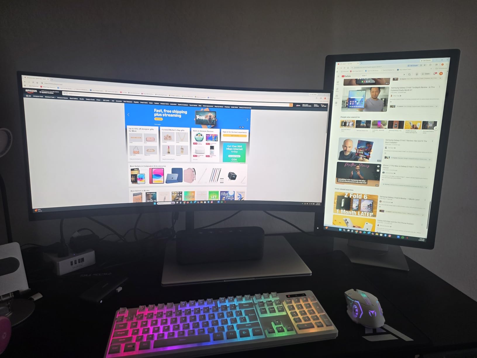 Anker Laptop Docking Station Dual Monitor, 8-in-1 USB C Hub, 4K Dual Monitor with 2 HDMI, 1 Gbps Ethernet Hub, 85W Power Delivery, SD Card Reader, for XPS and More (Charger not Included) customer photo 2