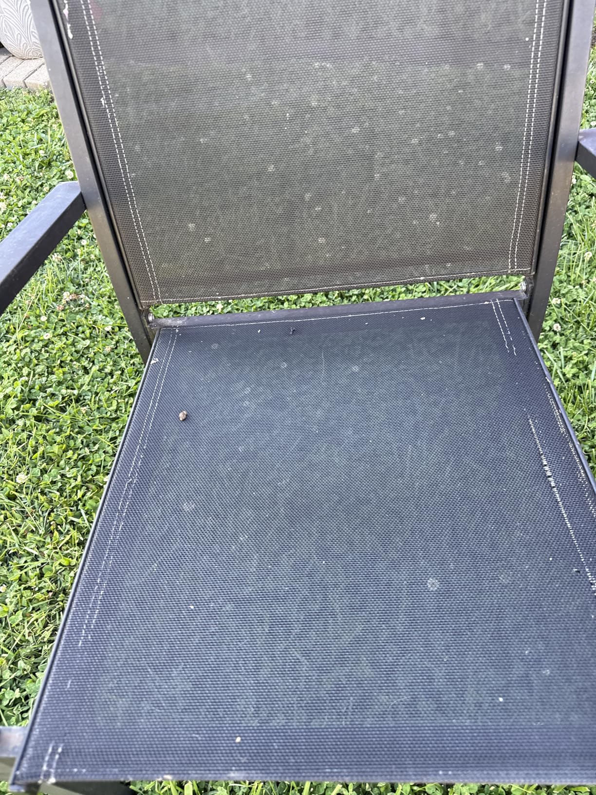 Vongrasig 4 Pieces Patio Furniture Sets, Outdoor Patio Conversation Sets with Glass Coffee Table, Small Porch Balcony Furniture, Patio Table and Chairs Set for Garden, Backyard (Black) customer photo 2