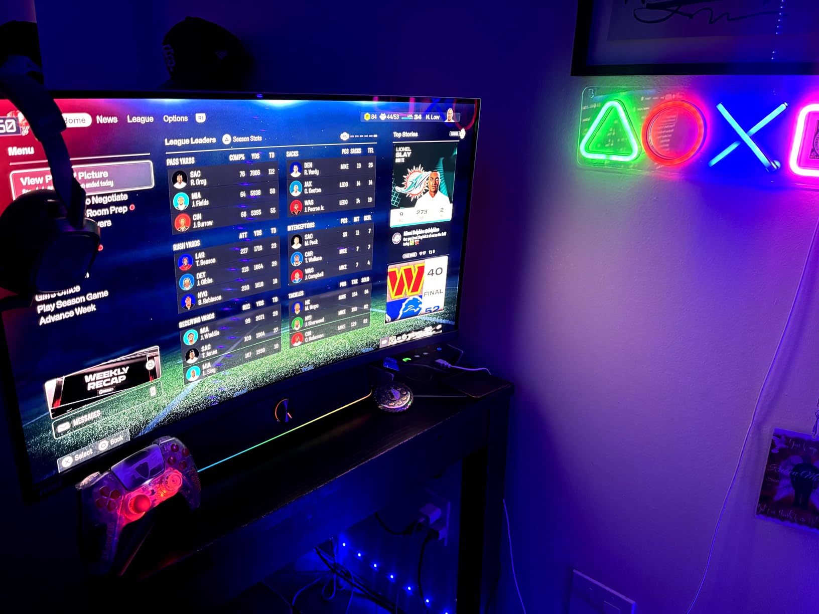 Redragon GS560 RGB Desktop Soundbar, 2.0 Channel Computer Speaker with Dynamic Lighting Bar Audio-Light Sync/Display, Touch-Control Backlit with Volume Knob, USB Powered w/ 3.5mm Cable, Black customer photo 2