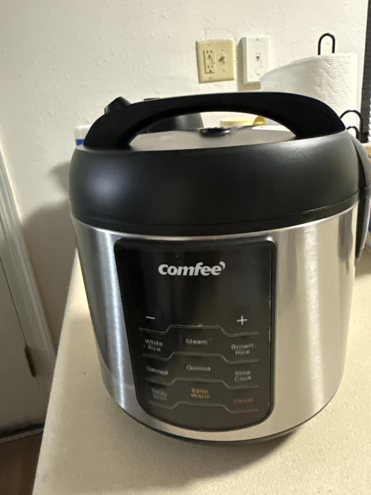 COMFEE' Rice Cooker 10 cup Uncooked/20 cup Cooked, Rice Maker, Steamer, Saute, Steamer and Warmer, 5.2 QT Large Capacity, Brown Rice, Quinoa and Oatmeal, 8 One-Touch Programs customer photo 1