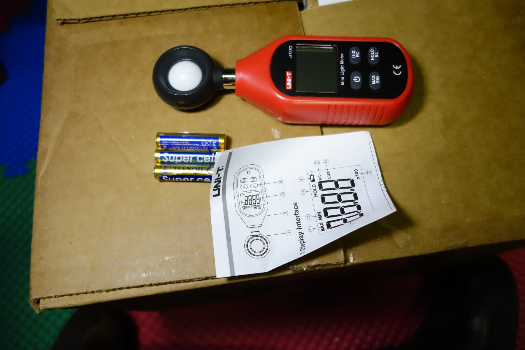UNI-T UT383 Light Meter Lux Meter Digital Illuminance Meter for Film Photography, Plants, Lighting Intensity Measurement customer photo 2