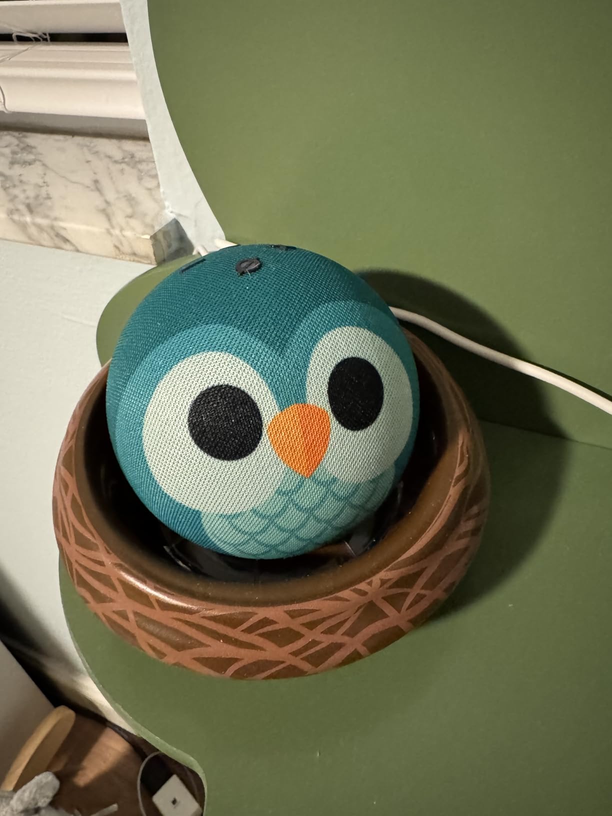 Amazon Echo Dot Kids (newest model), Smart speaker to enjoy age-appropriate audiobooks, sleep routines and Alexa+ experiences to create and learn, Owl design customer photo 2