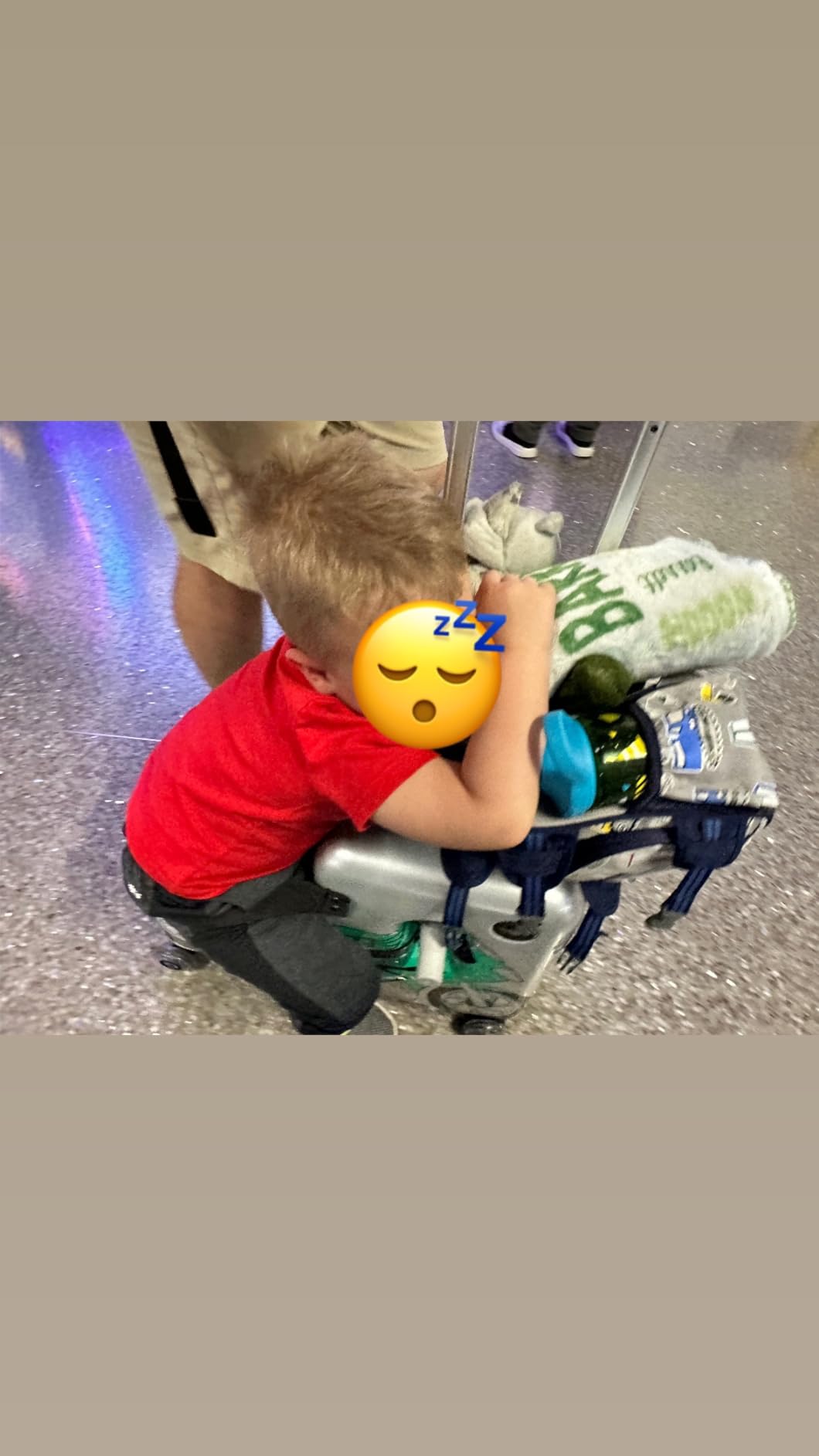 LIL FLYER GO Version 2 Ride On Suitcase for Kids | Carry On Luggage with Toddler Seat, Foldable Handlebars, Pedals, and Removable Wheels | Green Motorcycle | Ages 2-6 customer photo 1