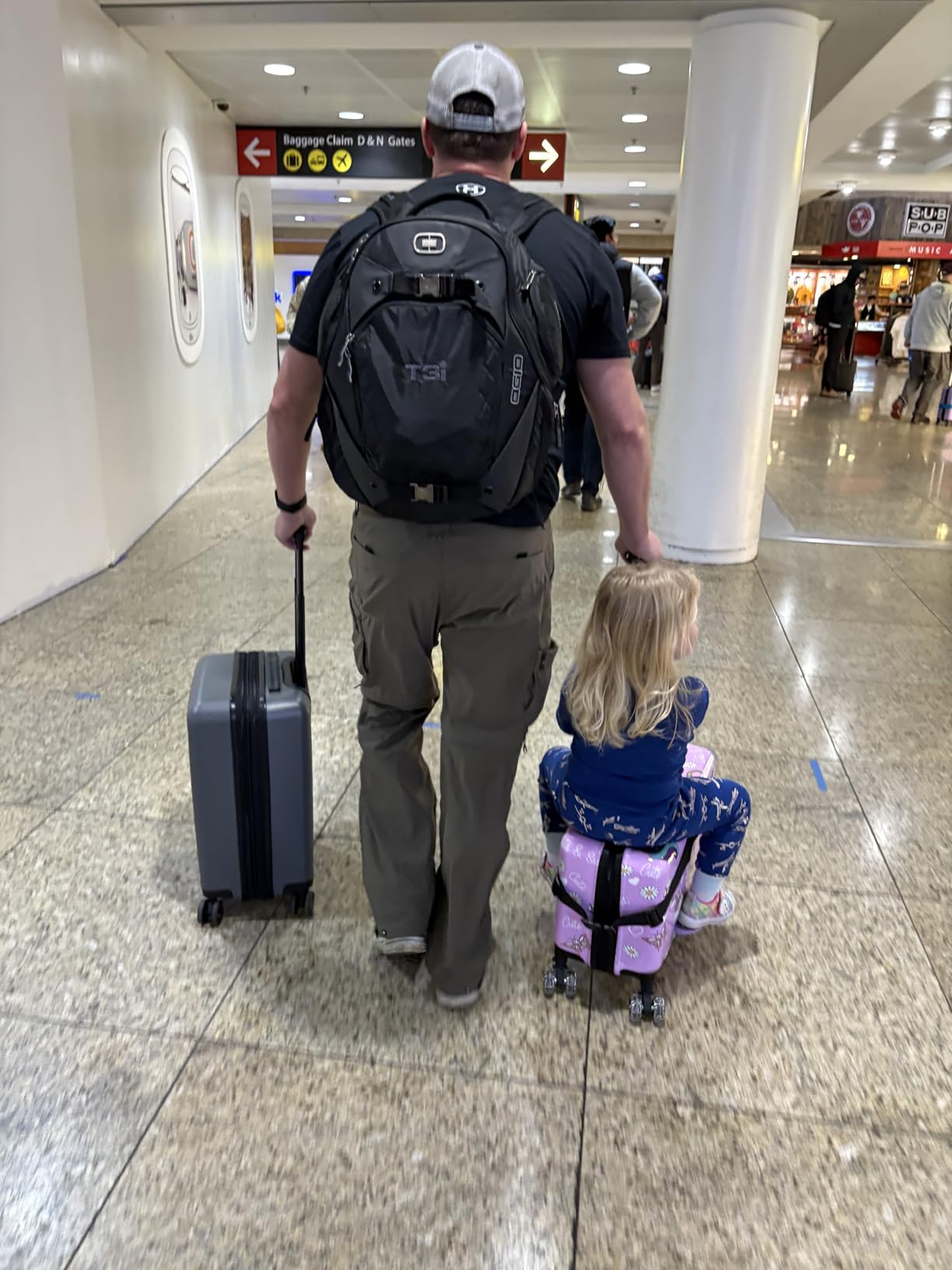 LIL FLYER GO Version 2 Ride On Suitcase for Kids | Carry On Luggage with Toddler Seat, Foldable Handlebars, Pedals, and Removable Wheels | Green Motorcycle | Ages 2-6 customer photo 2