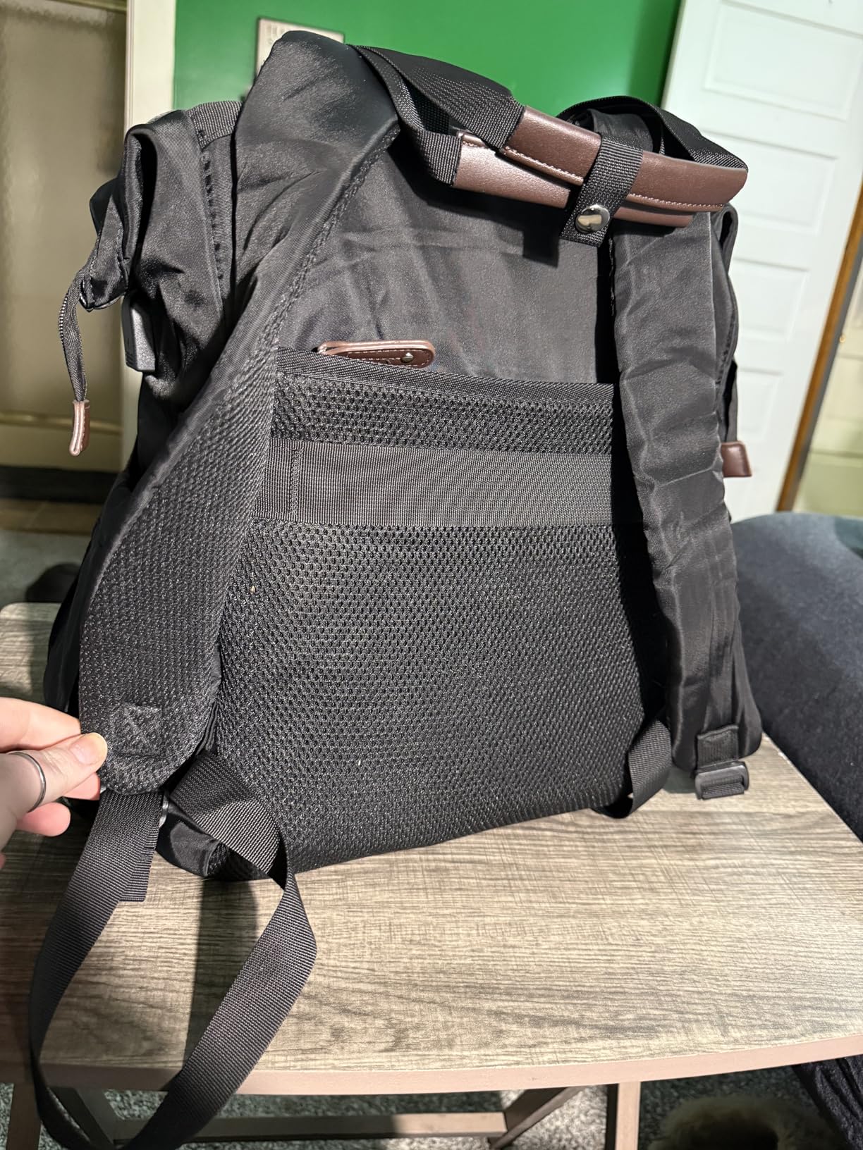 FALANKO Laptop Backpack for Women, Anti Theft Backpacks with RFID Anti Theft Water Resistant, Wide Top Open Work Teacher College Travel Computer Bag Fits 15.6 Inch Laptop customer photo 1
