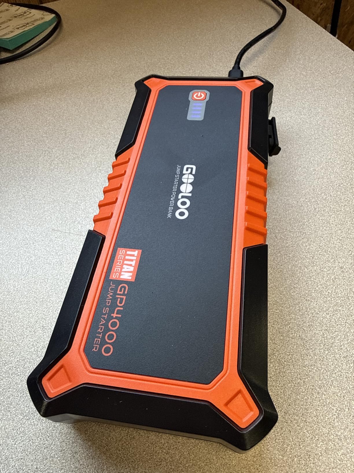 GOOLOO GP4000 Jump Starter 4000A Peak Car Starter (All Gas,up to 10.0L Diesel Engine) SuperSafe 12V Lithium Jump Box,Auto Battery Booster Pack,Portable Power Pack with USB Quick Charge and Type C Port customer photo 2