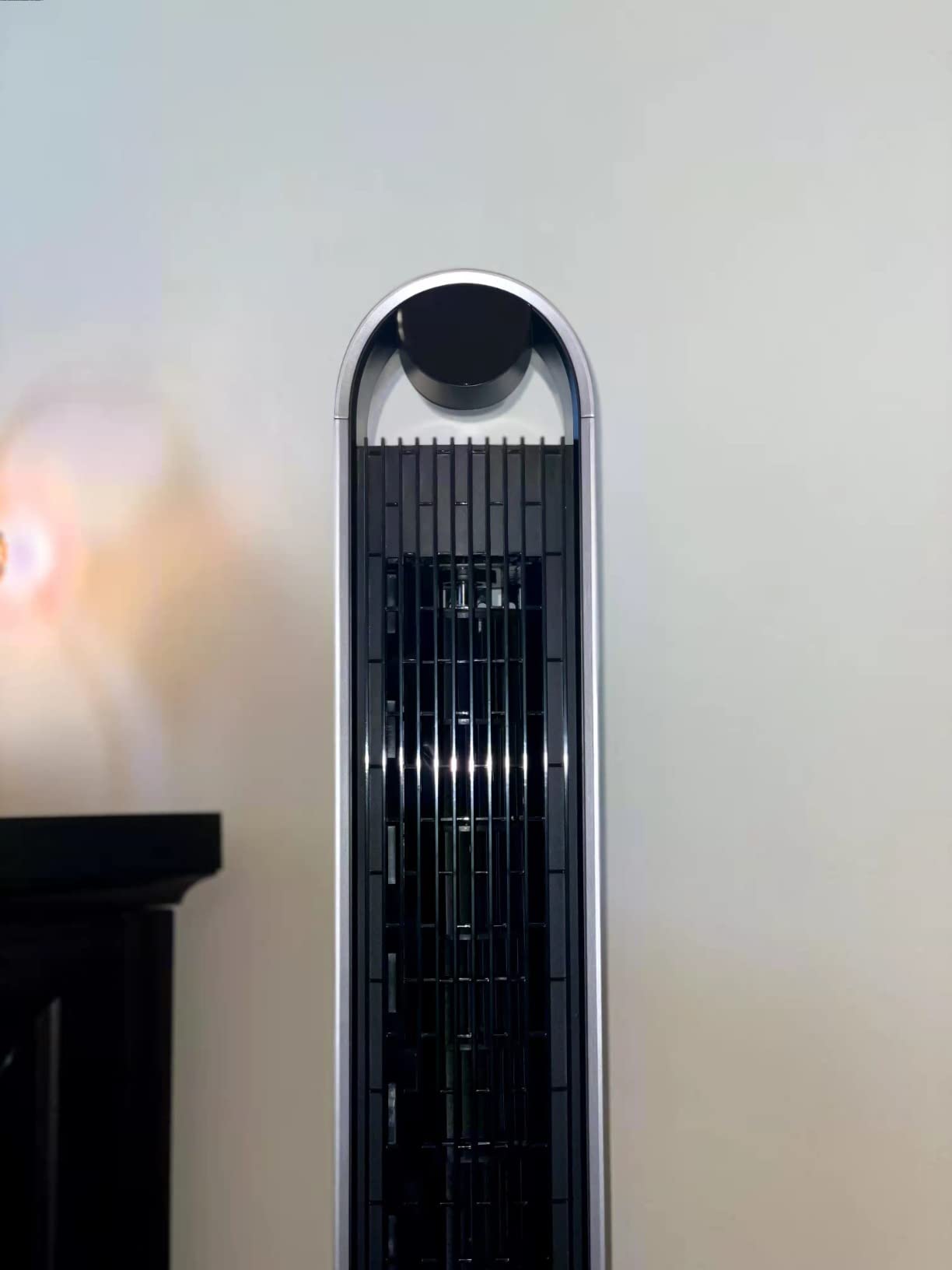DREO Tower Fan for Bedroom, 42 Inch 120° Oscillating Fan, 20dB Quiet DC Motor, 28ft/s Velocity Bladeless Standing Fan with 12 Speeds, 4 Modes, 12H Timer Cooling Fans for Home, Living Room customer photo 2