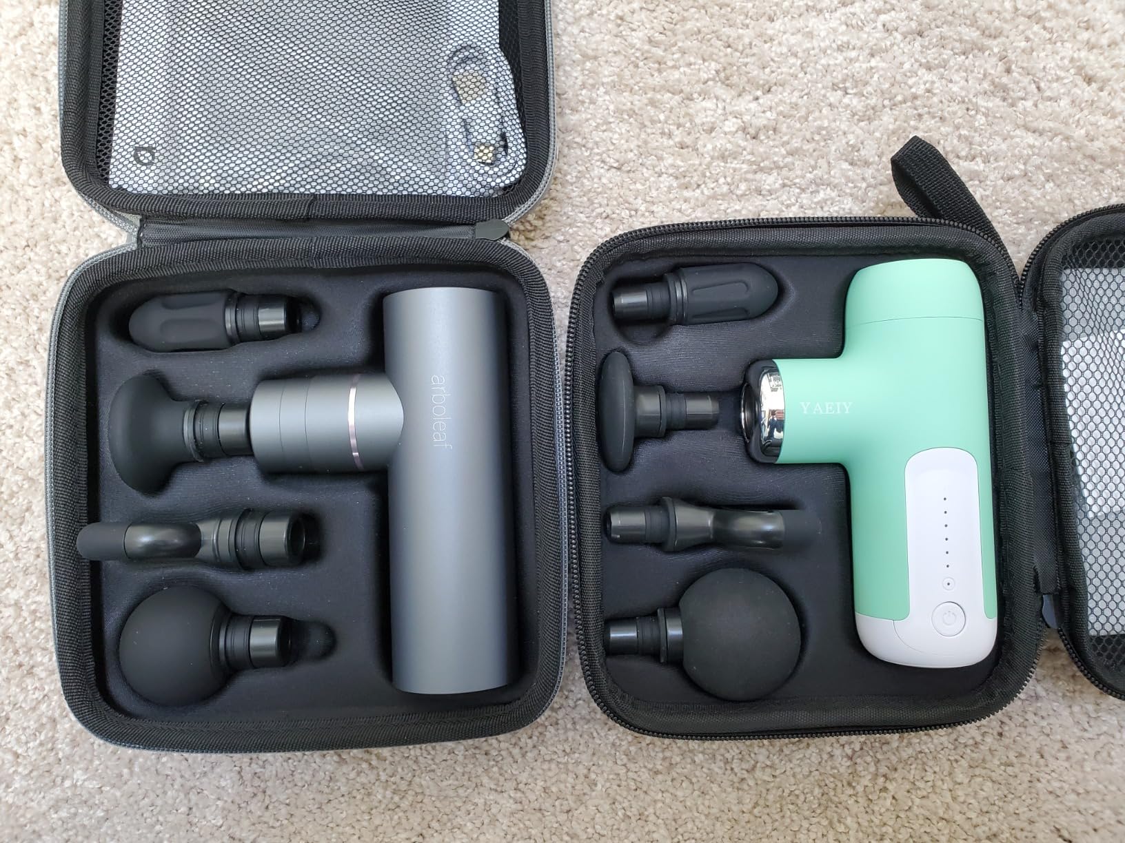 arboleaf Massage Gun Deep Tissue, Balance of Power & Portability Full-Metal Percussion Massager with Silent Brushless Motor - Ultra-Quiet Pocket-Sized for Athletes Back Pain Relief Home Office Travel customer photo 1