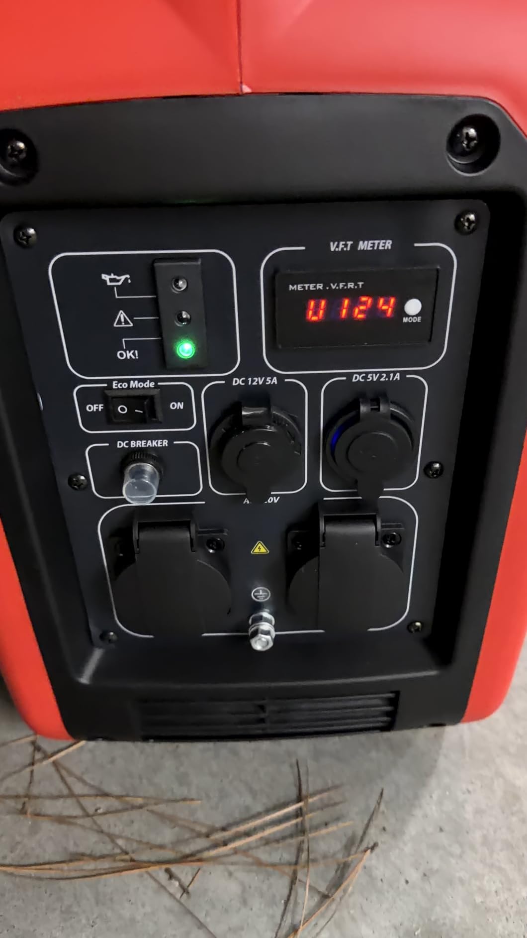 ERAYAK 2400W Portable Inverter Generator for Home Use, Super Quiet Small Generator for Camping Outdoor Emergency Power Backup, Gas Powered Engine, EPA, ECO Mode customer photo 1