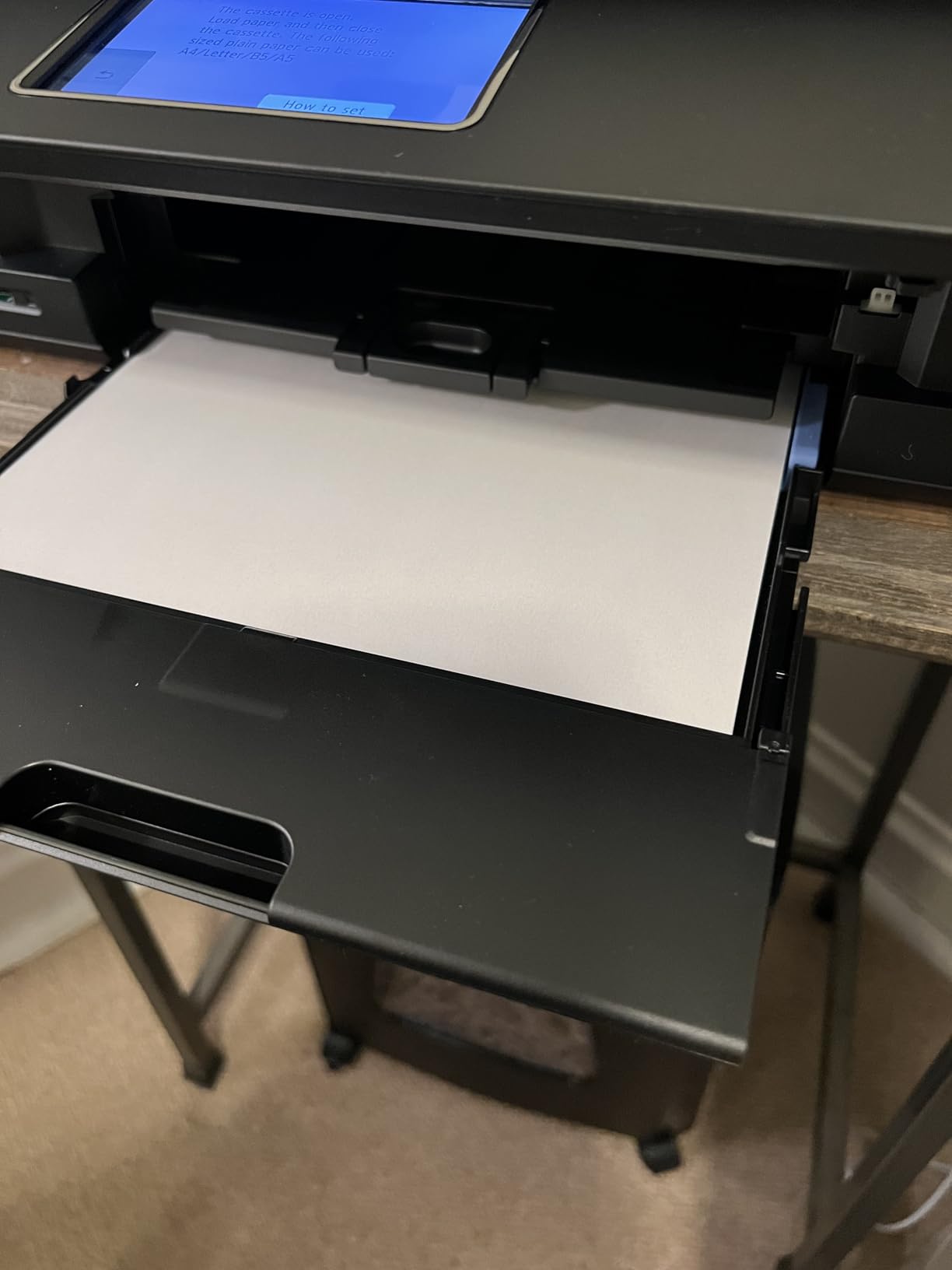 Canon PIXMA TR8620a All-in-One Printer Home Office, Copier, Scanner, Fax, Auto Document Feeder, Photo, Document, AirPrint, Android, Black, Works with Alexa customer photo 2