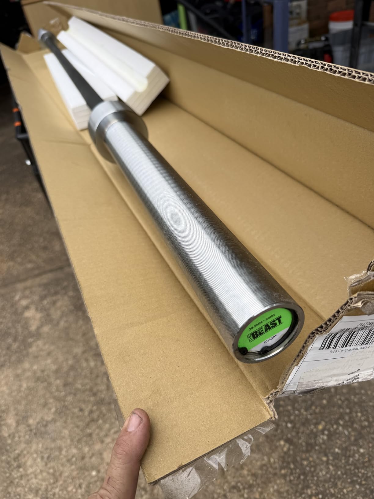 CAP Barbell 7-Foot Olympic Barbell Pro Series | Olympic & Power Bar Options customer photo 2