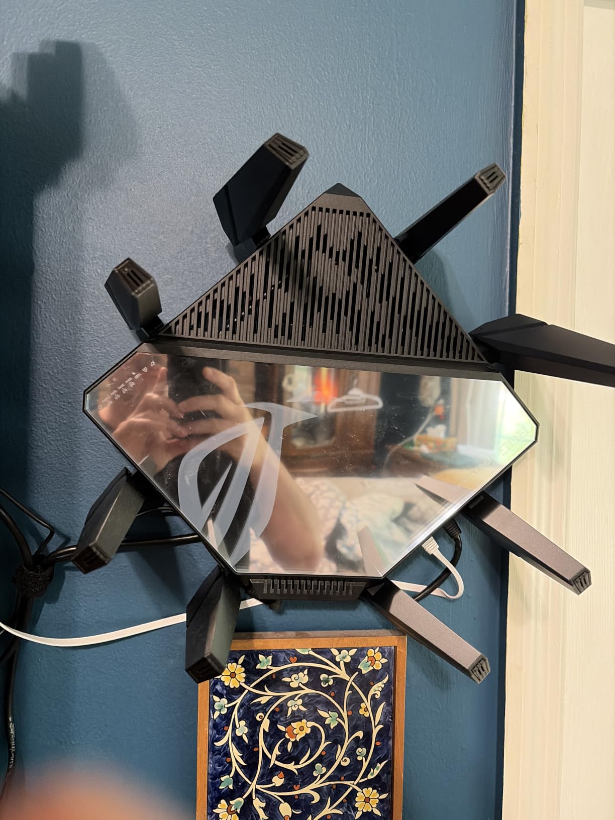 ASUS ROG Rapture GT-AXE16000 Quad-Band WiFi 6E Gaming Router, 6GHz Ready, Dual 10G Ports, 2.5G WAN Port, Triple-Level Game Acceleration customer photo 2