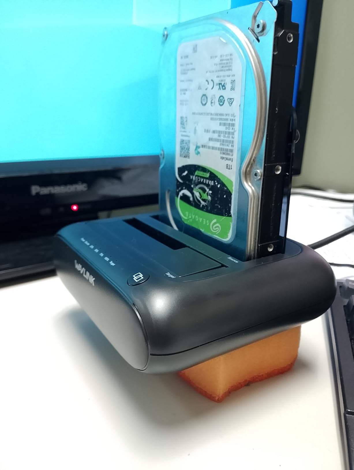 WAVLINK Dual Bay Hard Drive Docking Station - USB 3.0 to SATA I/II/III for 2.5