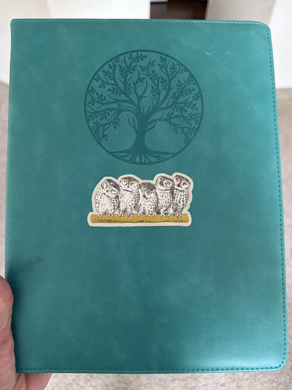Lined Journal Notebook for Women Men, 256 Thick Pages, A5 Hardcover Vintage Leather Journal for Writing, Travel, Business customer photo 1