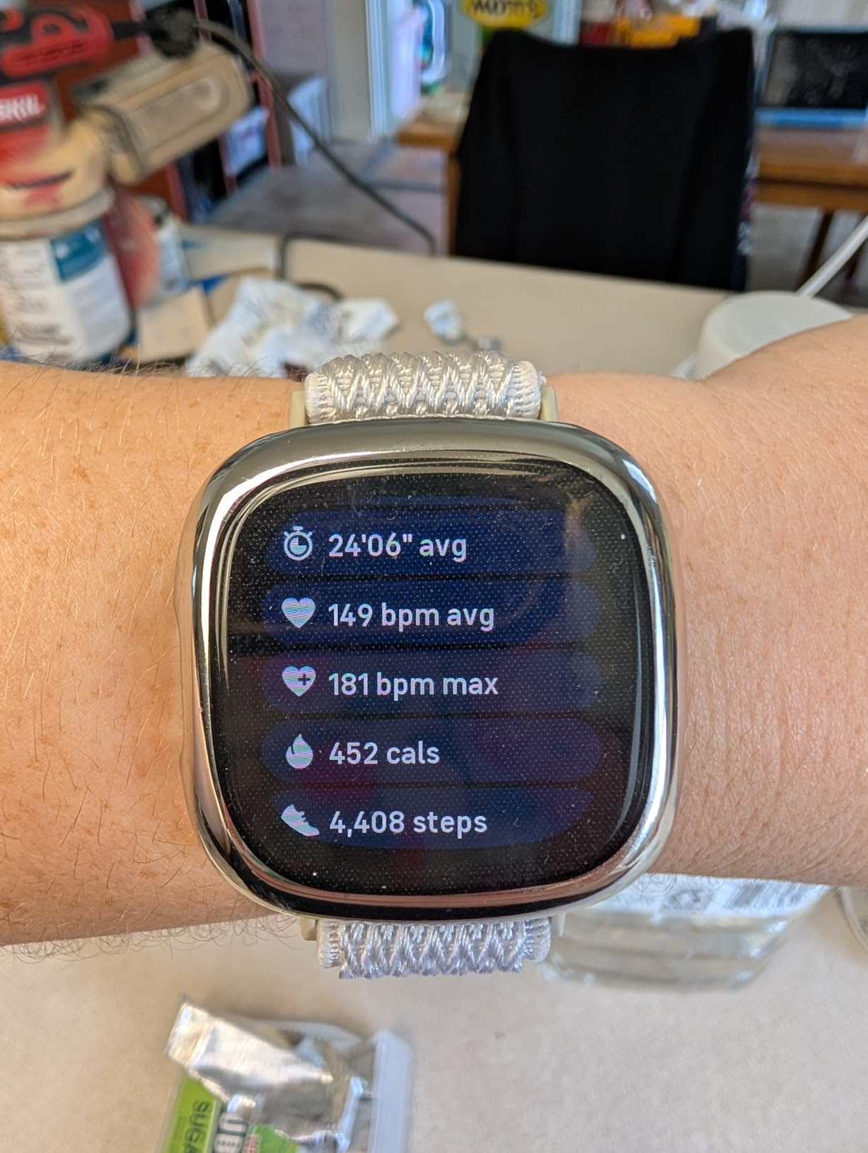 Fitbit Versa 4 Fitness Smartwatch with Daily Readiness - 3-Month Google Health Premium Membership Included - GPS, 24/7 Heart Rate, 40+ Exercise Modes, Sleep Tracking - Pink Sand/Copper Rose customer photo 2