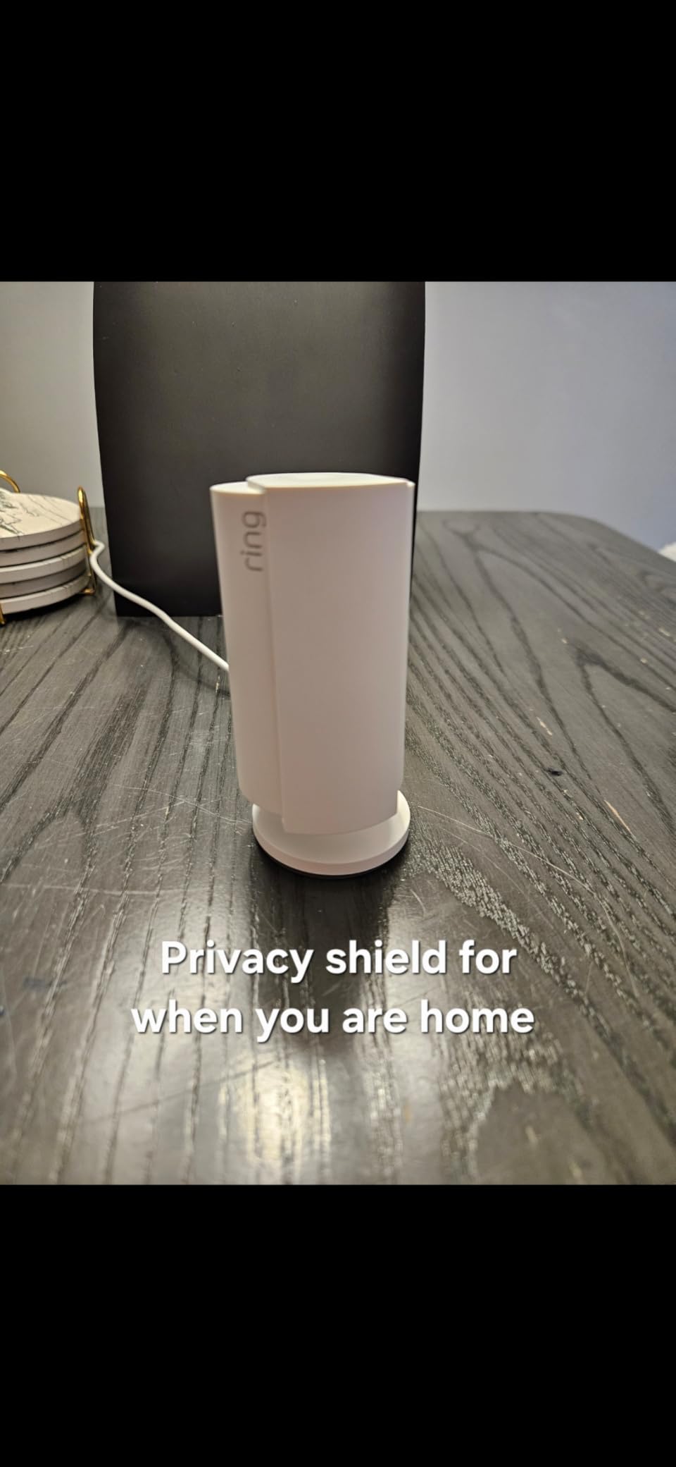 Ring Indoor Cam (newest model) - Home or business security in 1080p HD video, White customer photo 2
